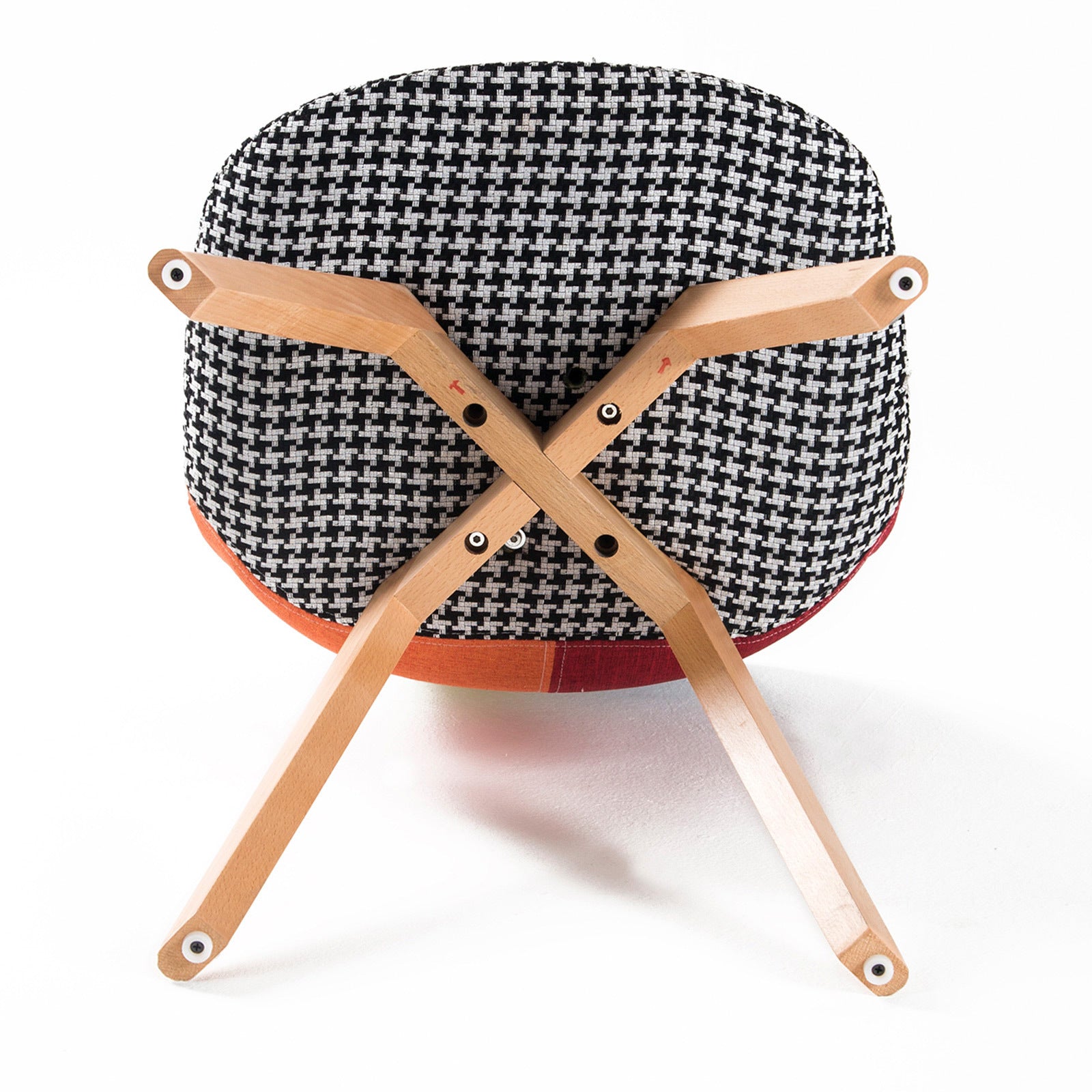 4X Retro Dining Cafe Chair Padded Seat MULTI COLOUR 7