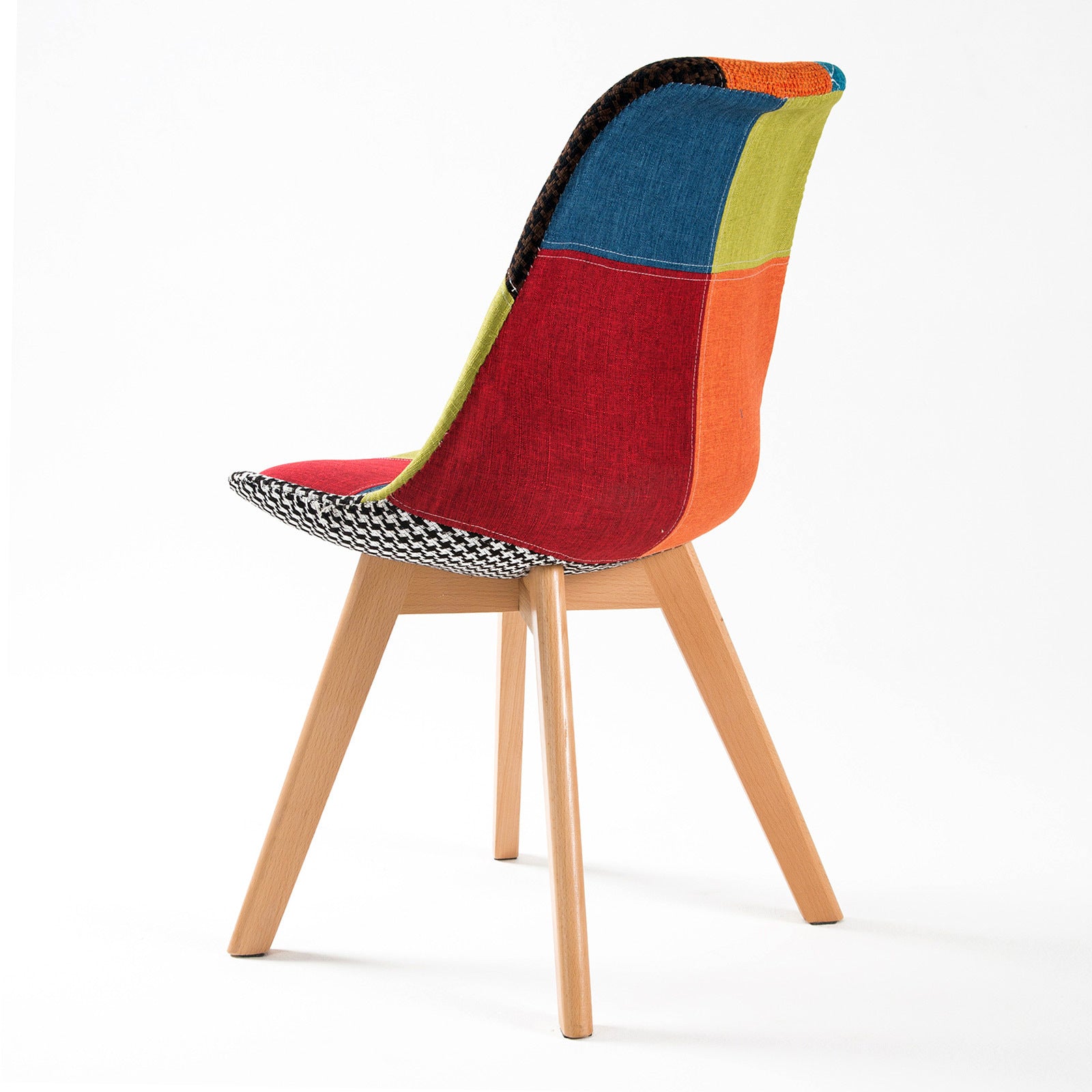 4X Retro Dining Cafe Chair Padded Seat MULTI COLOUR 10