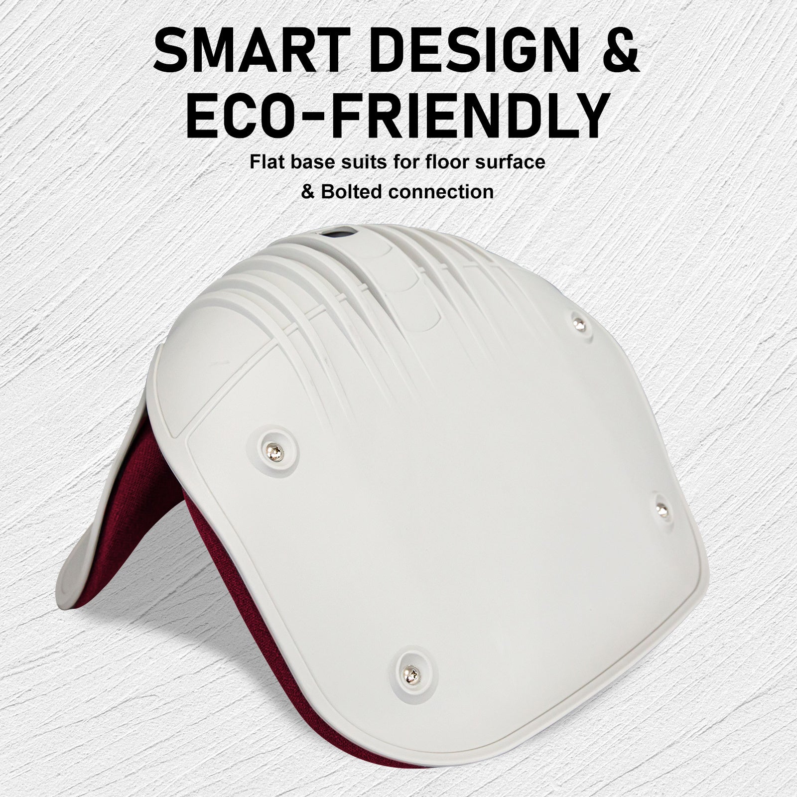 2X Slender Chair Posture Correction Seat Floor Lounge Padded Stackable RED 9