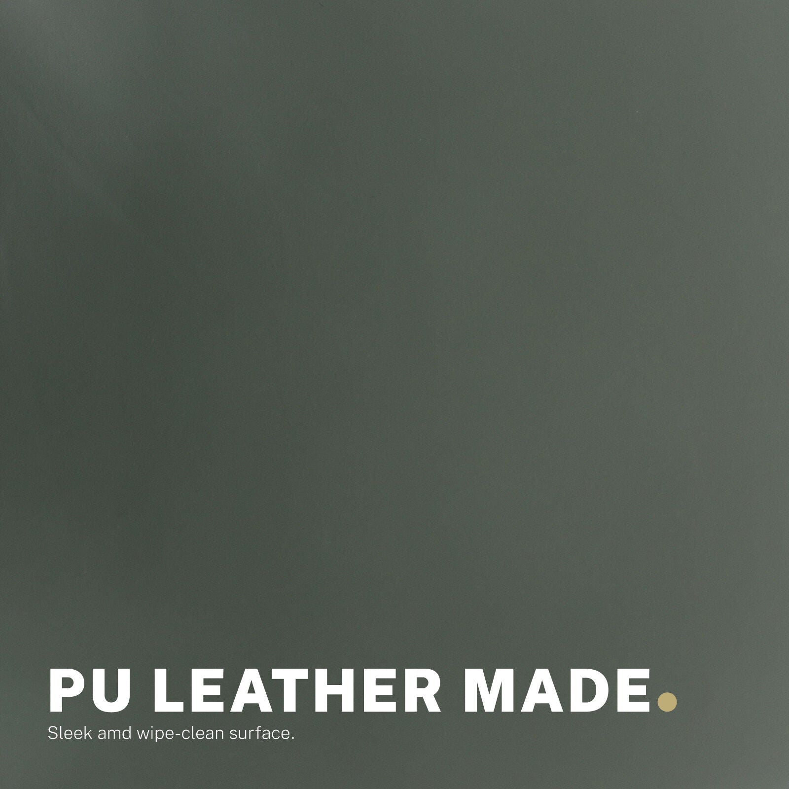 2 Set Office Desk Chair - PU Leather Home Swivel Chair Cut-Out Seat HALO GREEN 7