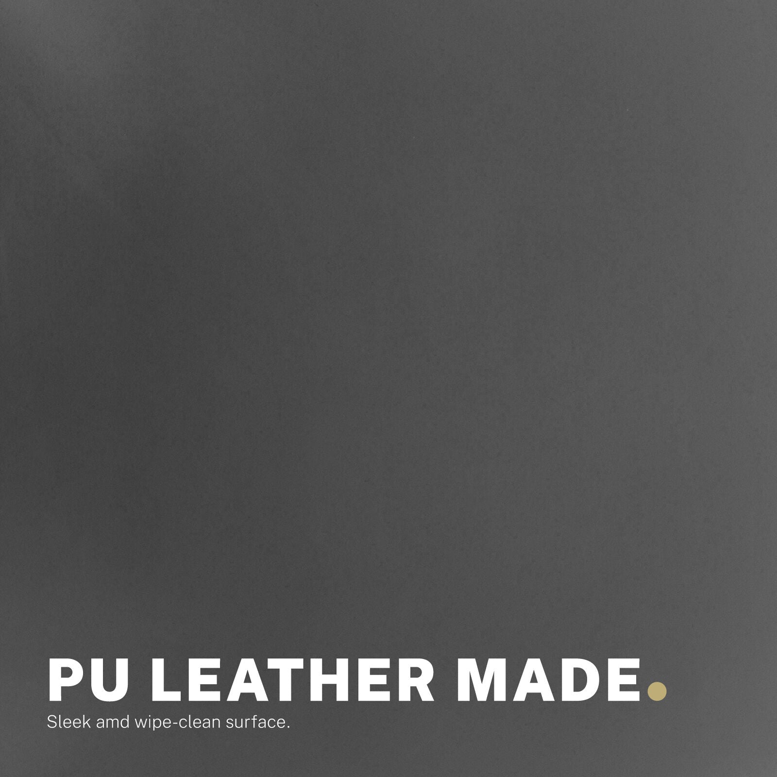 2 Set Office Desk Chair - PU Leather Home Swivel Chair Cut-Out Seat HALO GREY 9