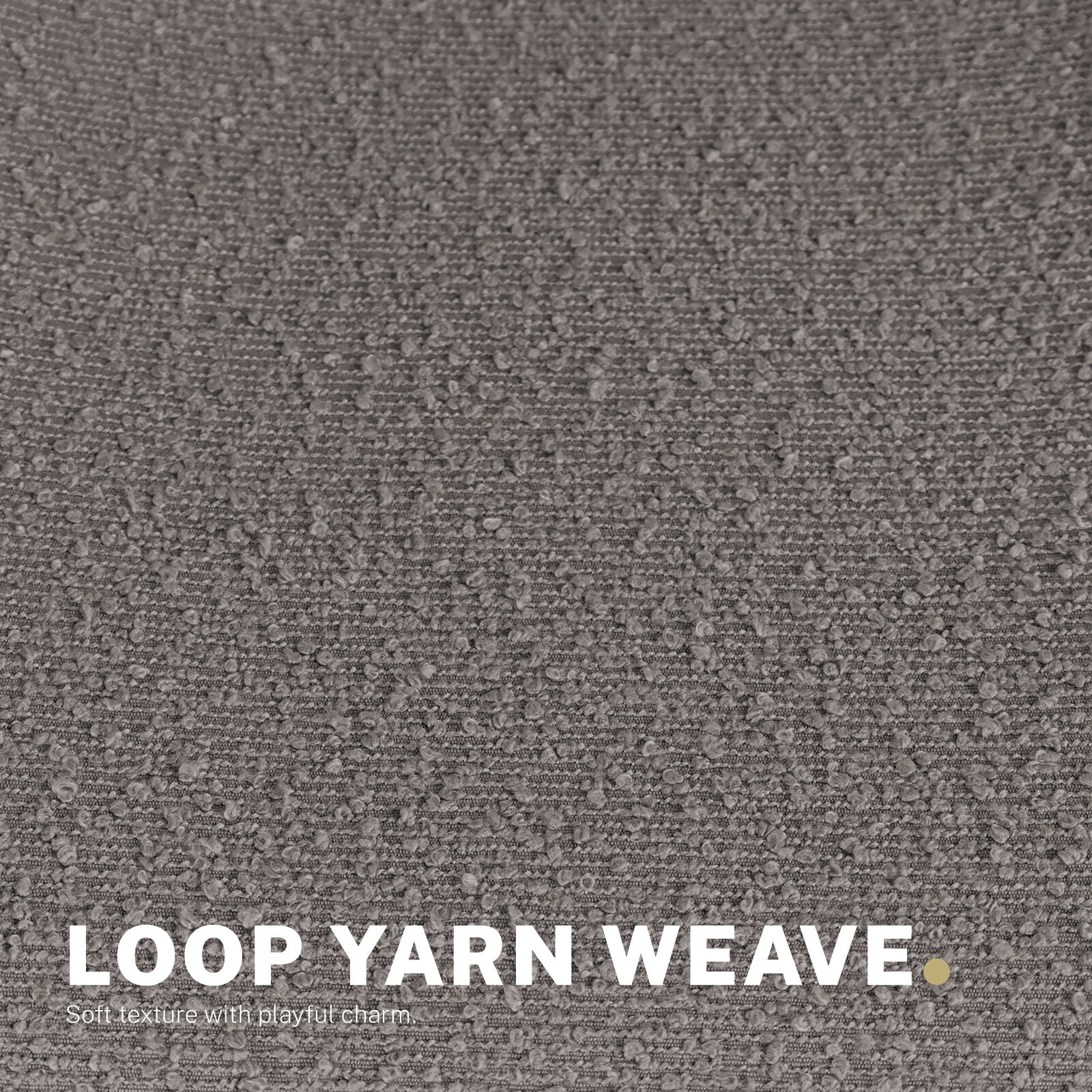 2 Set Office Desk Chair - Loop Yarn Fabric Home Swivel Chair Cut-Out Seat HALO GREY 5