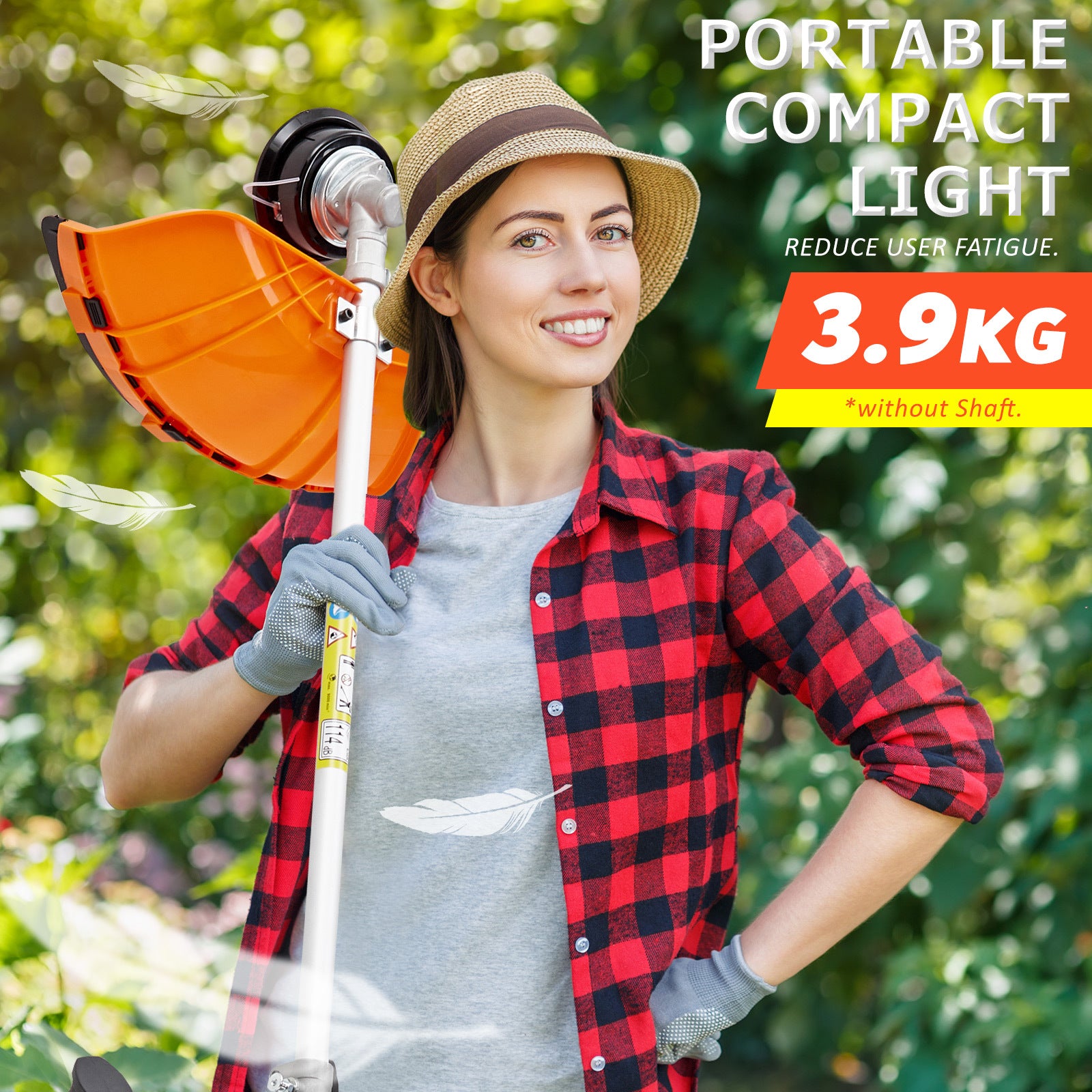 Garden Whipper Snipper Brush Cutter 43cc + 1 Blade 4