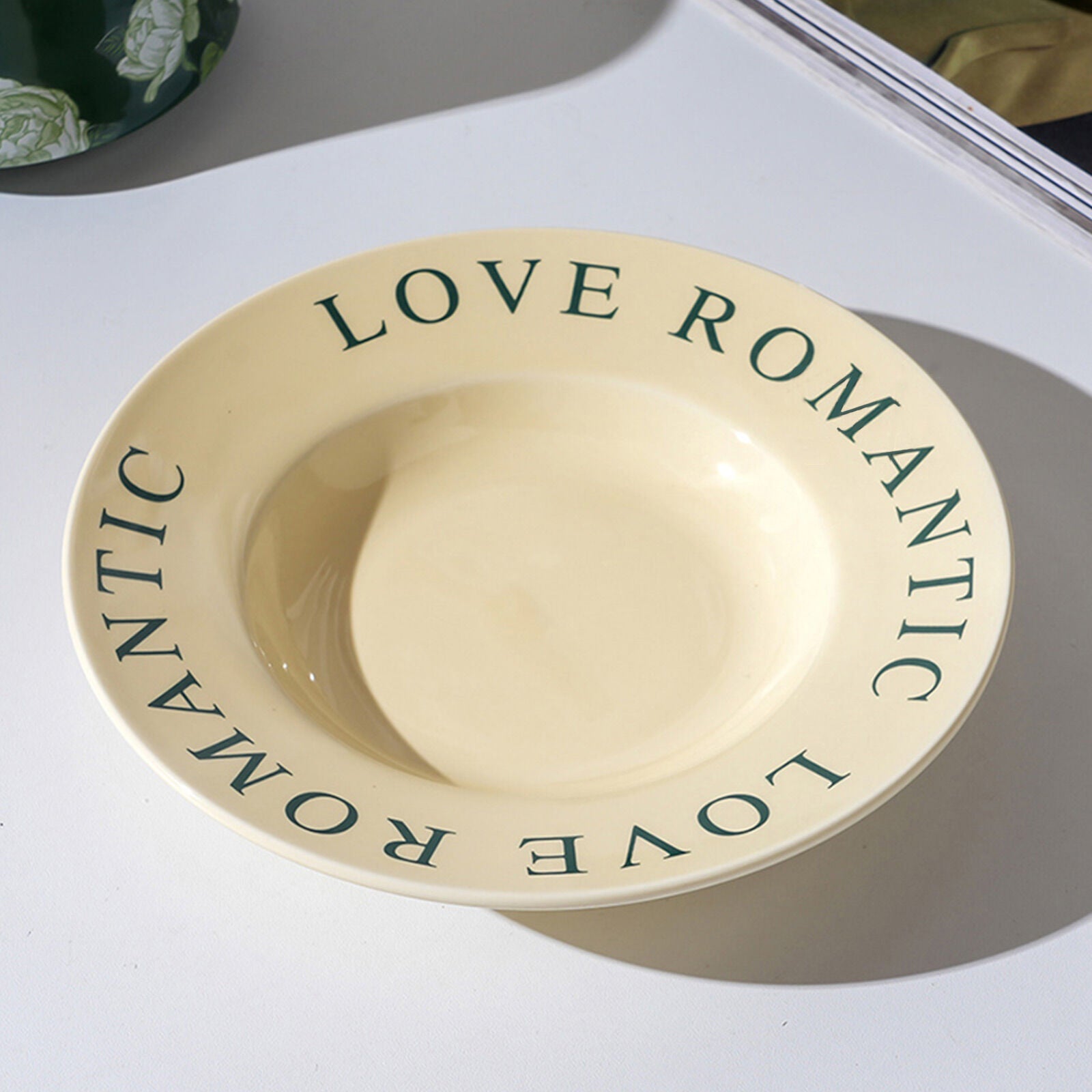 2X High-Fired Ceramic Porcelain Cup & Saucer Set 300ml Vintage Floral Tea Spoon GREEN 7