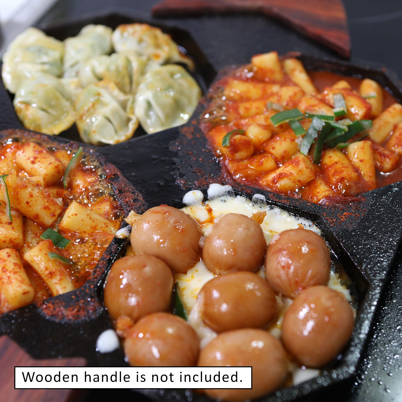 Cast-Iron Traditional Egg Pan Pre-seasoned Non-Stick 23cm 6