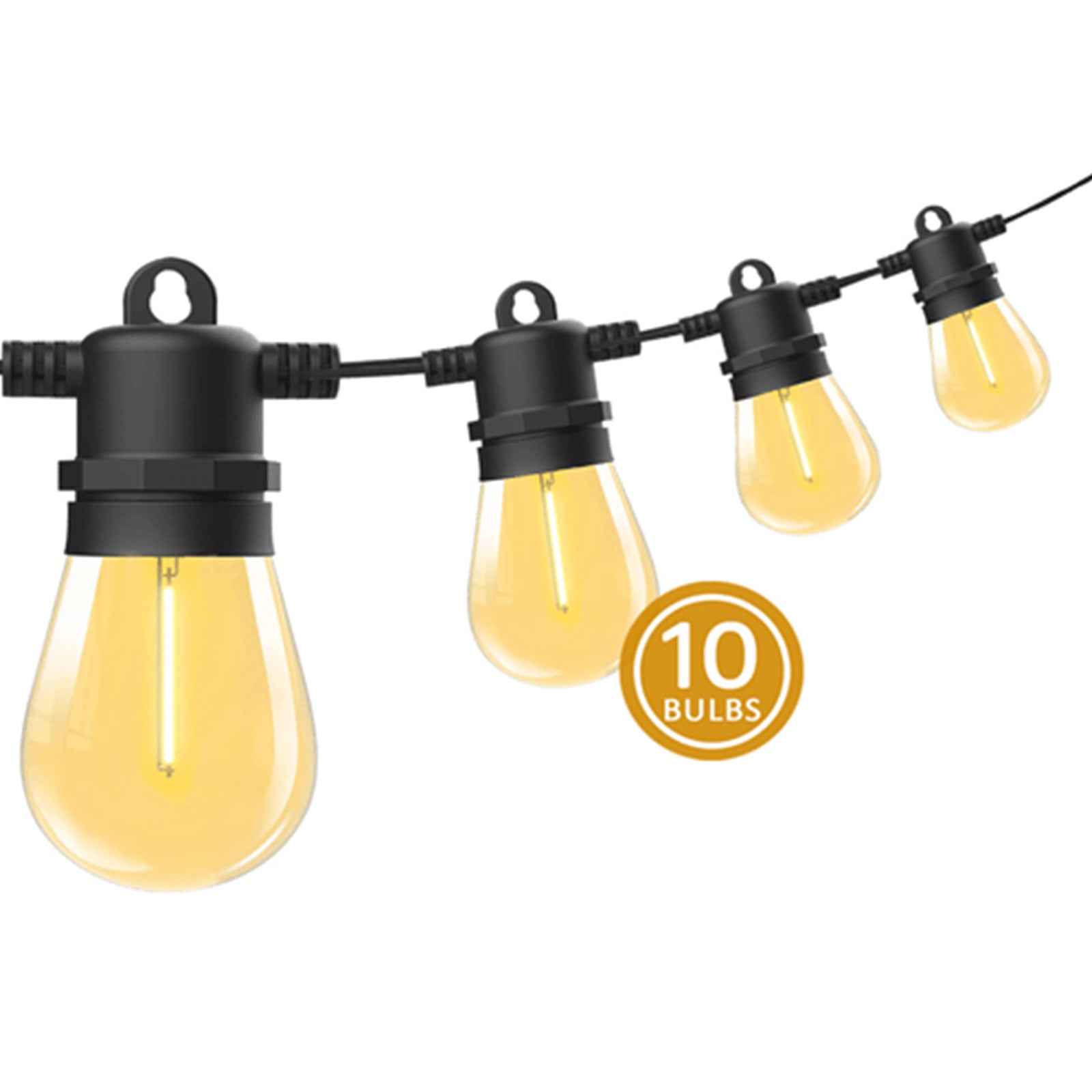 Festoon String Lights 10 Bulbs 14M Fairy LED Waterproof Outdoor Christmas Party 3
