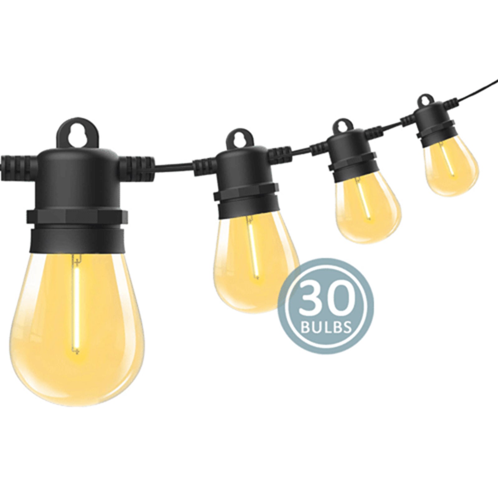 Festoon String Lights 30 Bulbs 32M Fairy LED Waterproof Outdoor Christmas Party 3