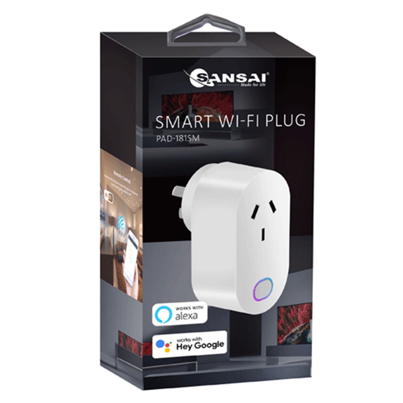 Sansai Powerpoint Surge Protector Adaptor Double Vertical 5