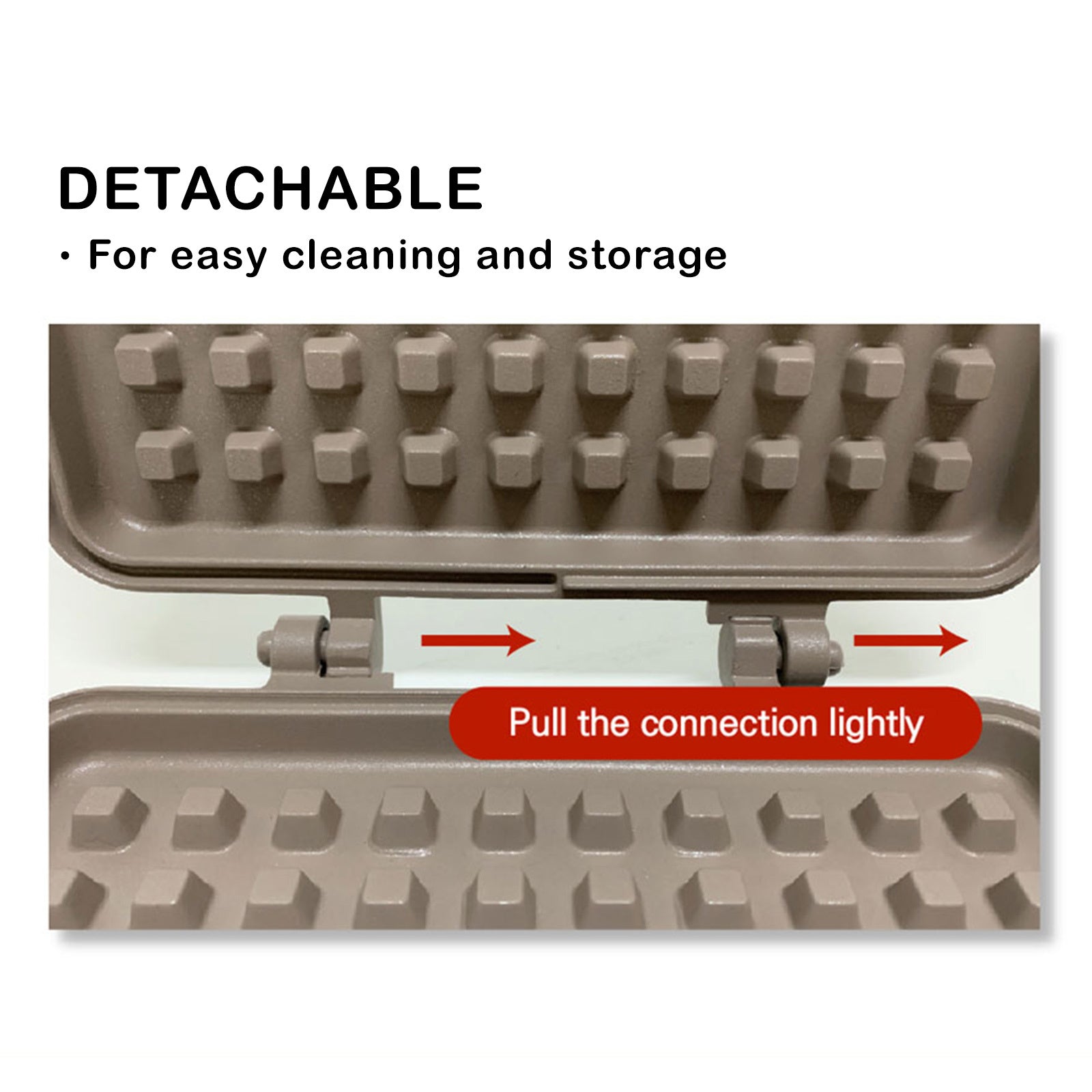 Giorno Felice IH Waffle Maker Pan Non-Stick Double-Sided Detachable 8