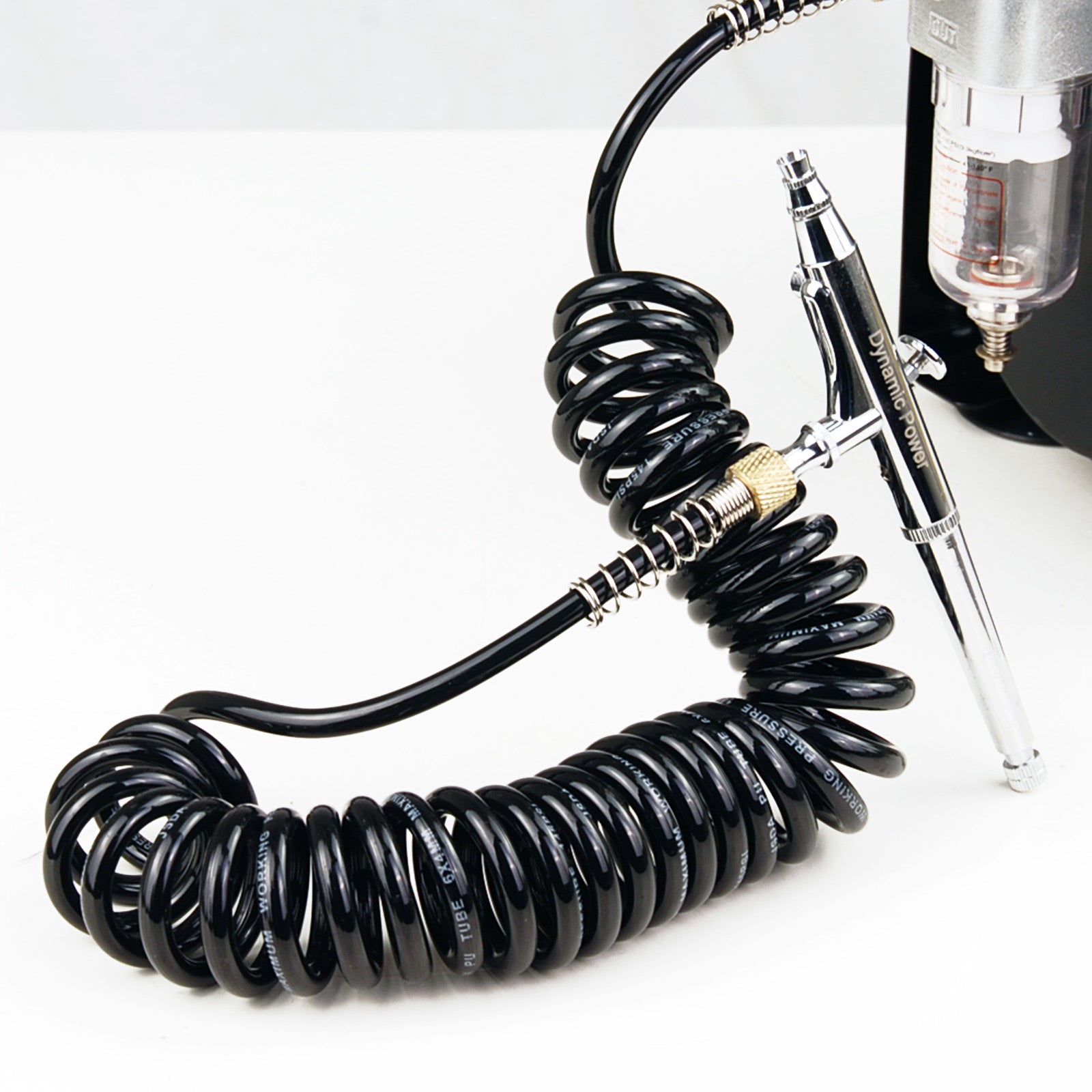 Air Brush Hose Coiled Retractable Compressor 1/8in 3M 6