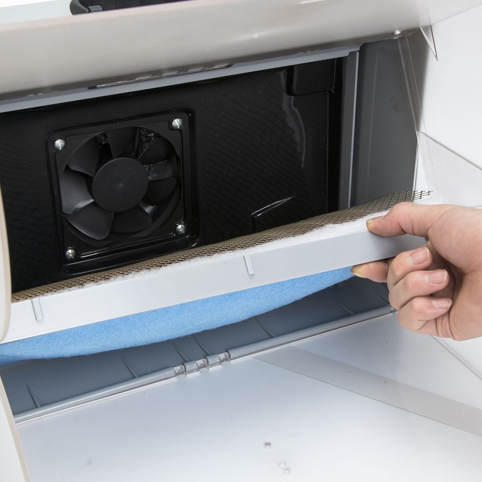 Portable Exhaust Fan Air Brush Spray Booth with LED 8