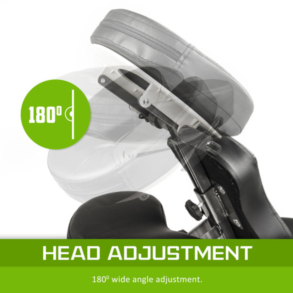 Aluminium Portable Beauty Massage Foldable Chair Table BLACK 8