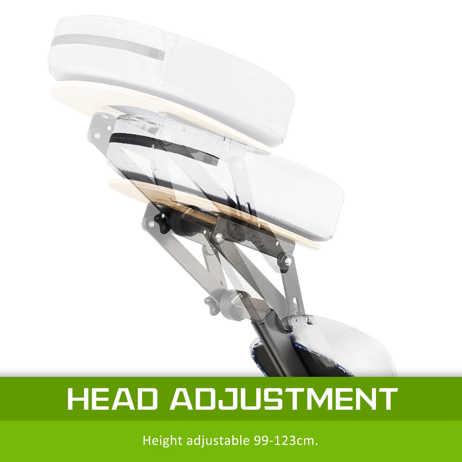 Aluminium Portable Beauty Massage Foldable Chair Table WHITE 7