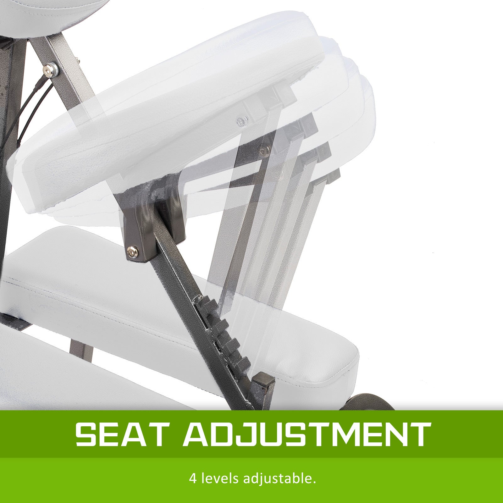 Aluminium Portable Beauty Massage Foldable Chair Table WHITE 9