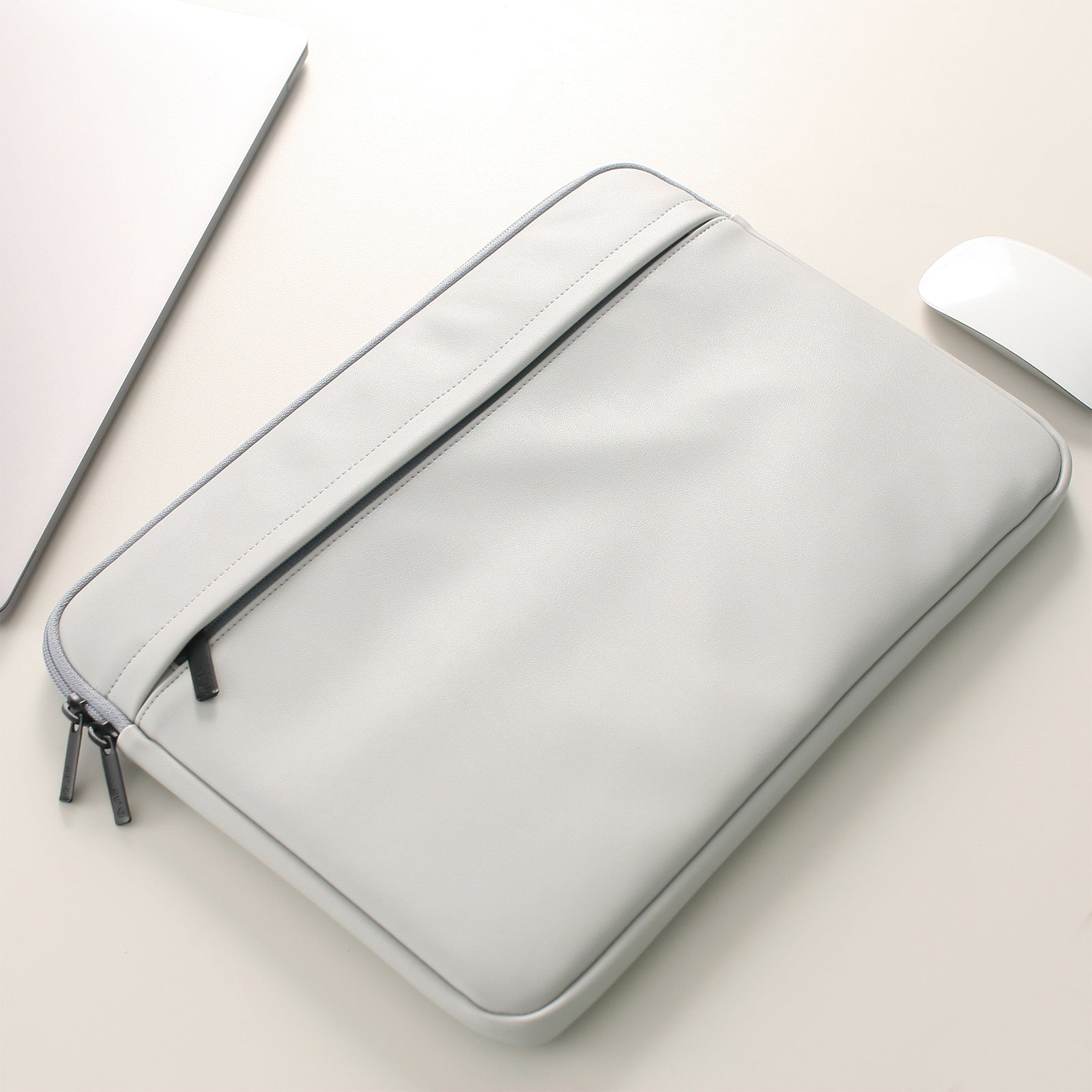 15 inch Laptop Sleeve Padded Travel Carry Case Bag L size ERATO GREY 4