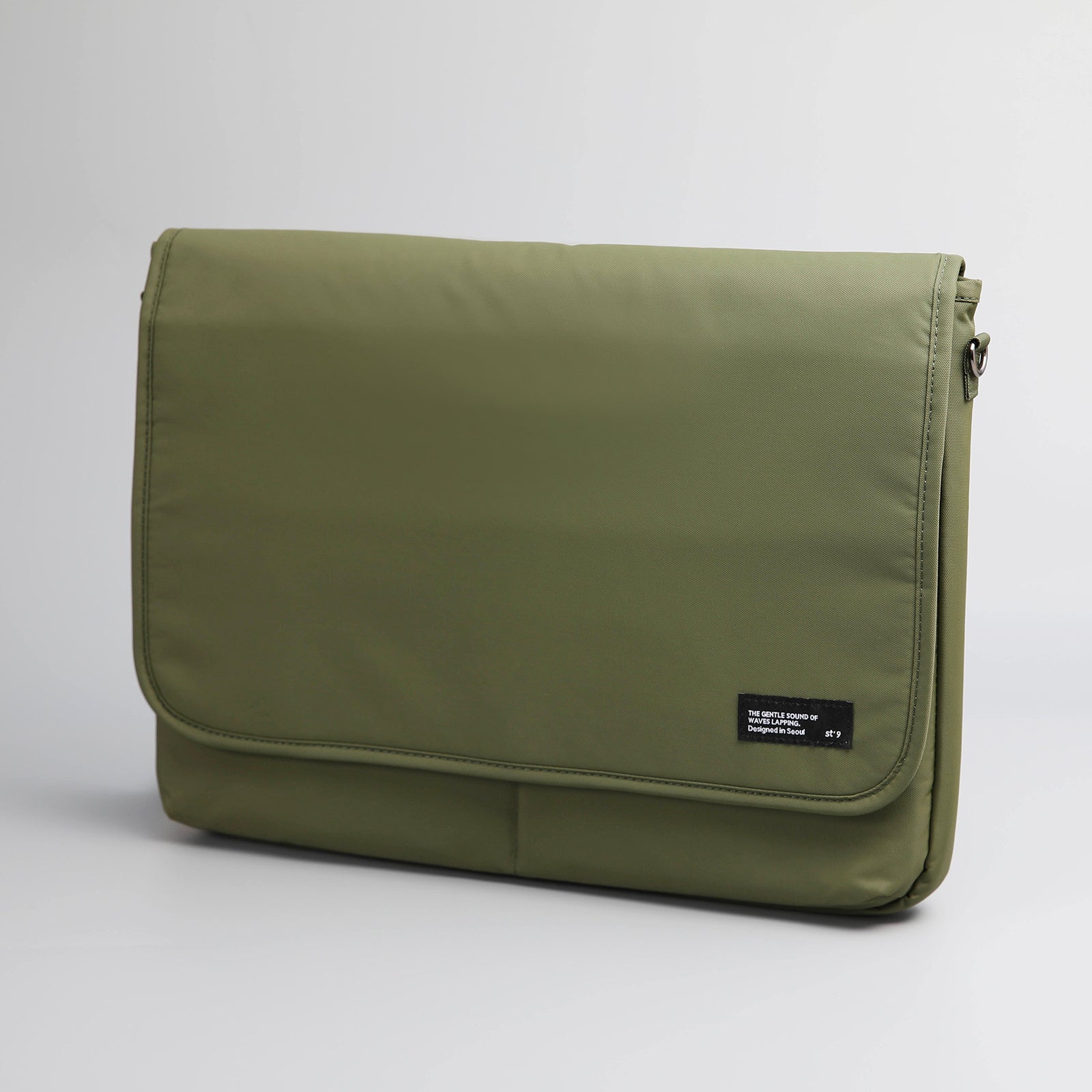15.6/16 inch Laptop Sleeve Padded Shoulder Bag Travel Carry Case LATO KHAKI 7
