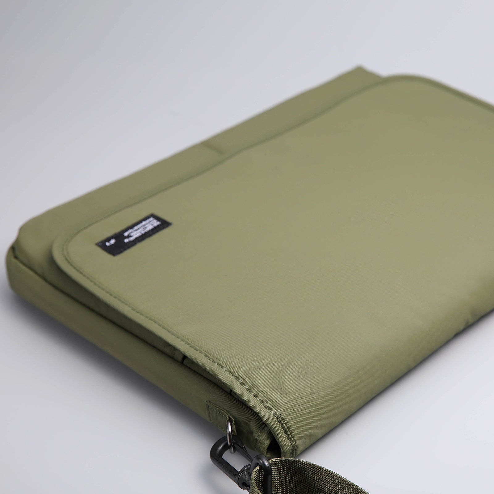 15.6/16 inch Laptop Sleeve Padded Shoulder Bag Travel Carry Case LATO KHAKI 8