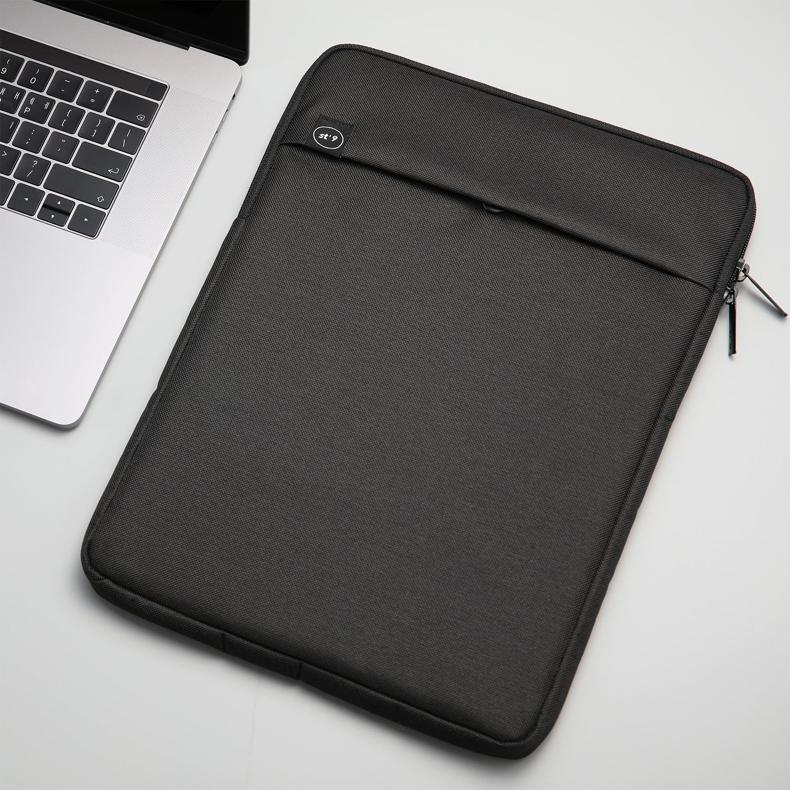 13 inch Laptop Sleeve Padded Travel Carry Case Bag M size LUKE BLACK 8