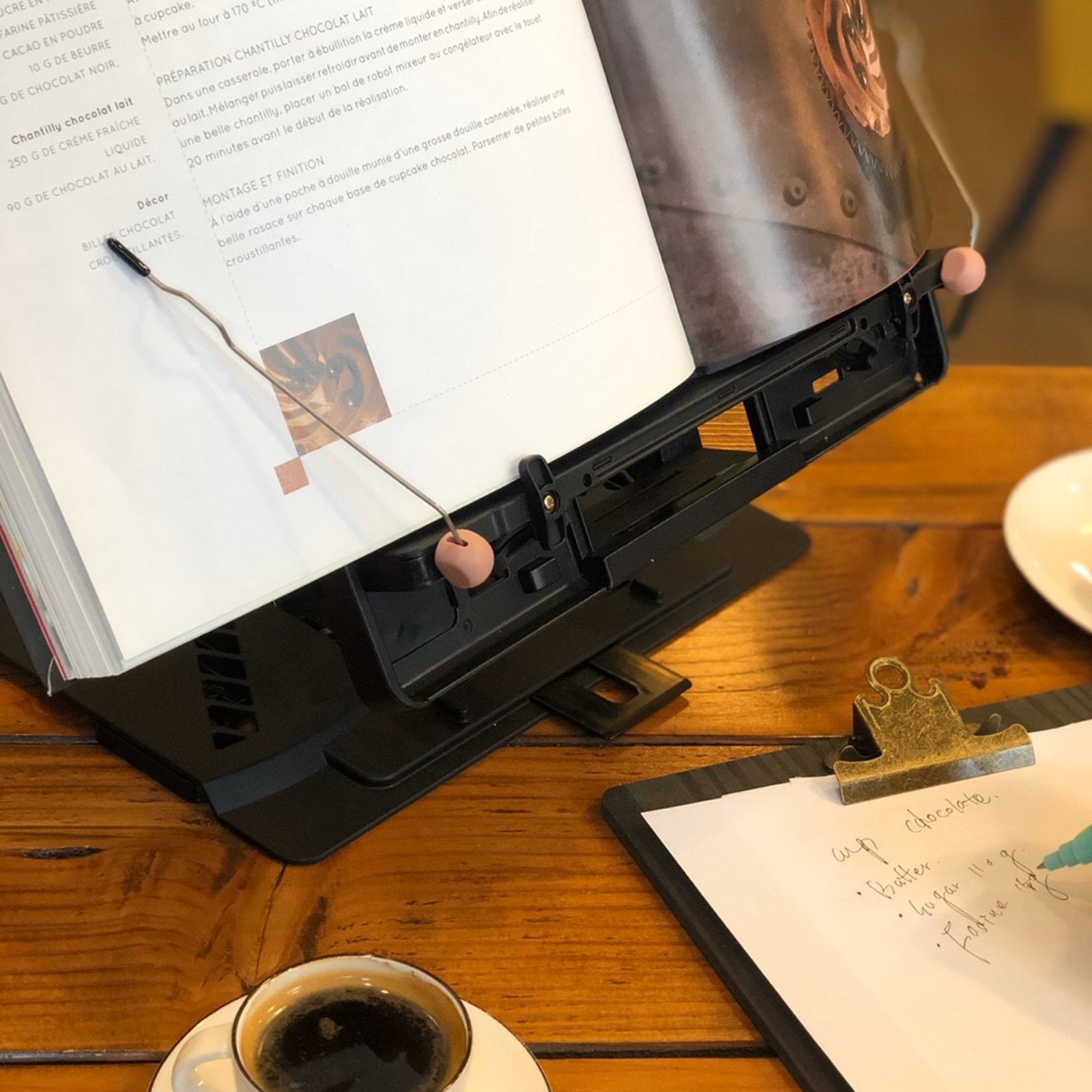 Adjustable Laptop Stand Foldable Tablet Book PC Holder Desk BLACK 6