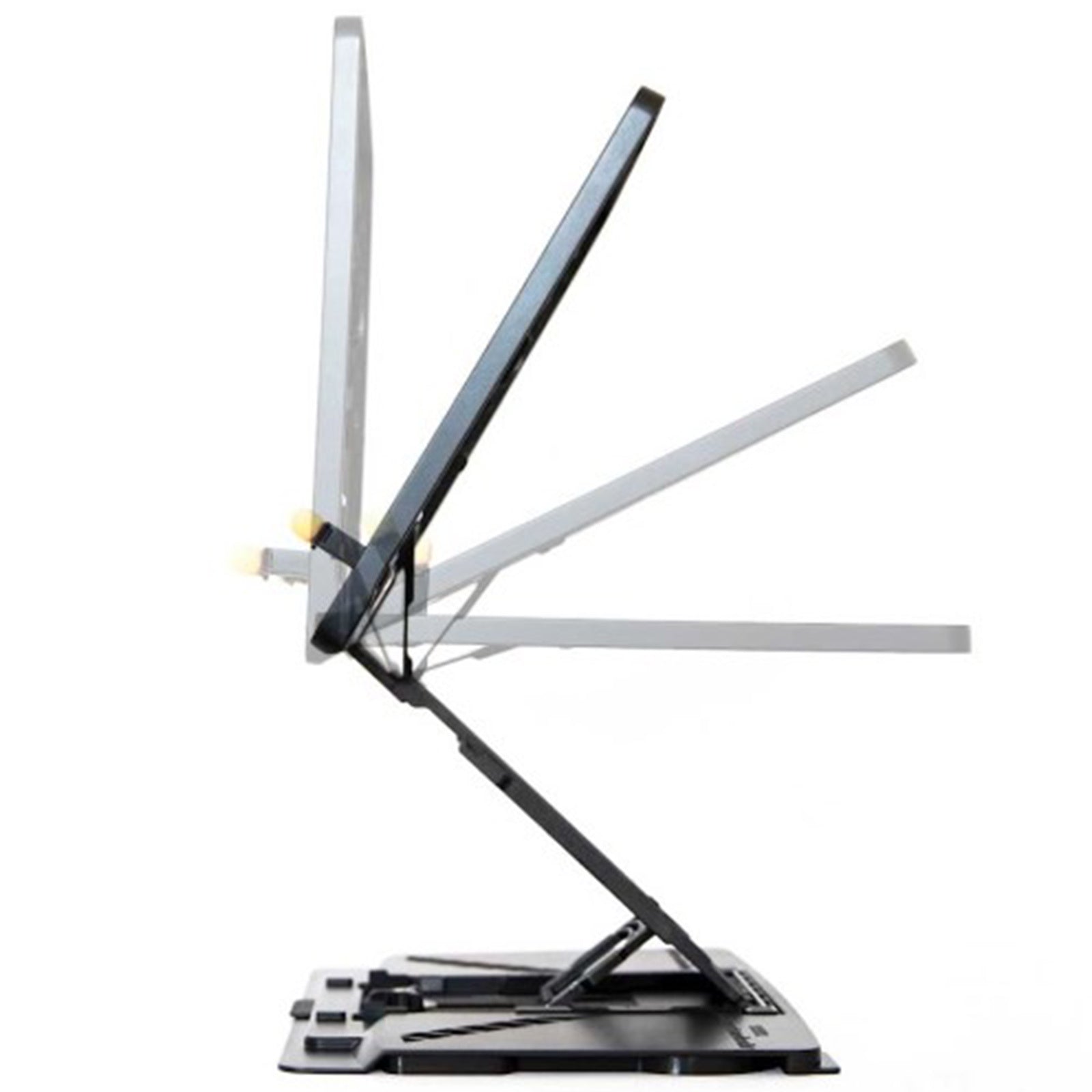 Adjustable Laptop Stand Foldable Tablet Book PC Holder Desk WHITE 12