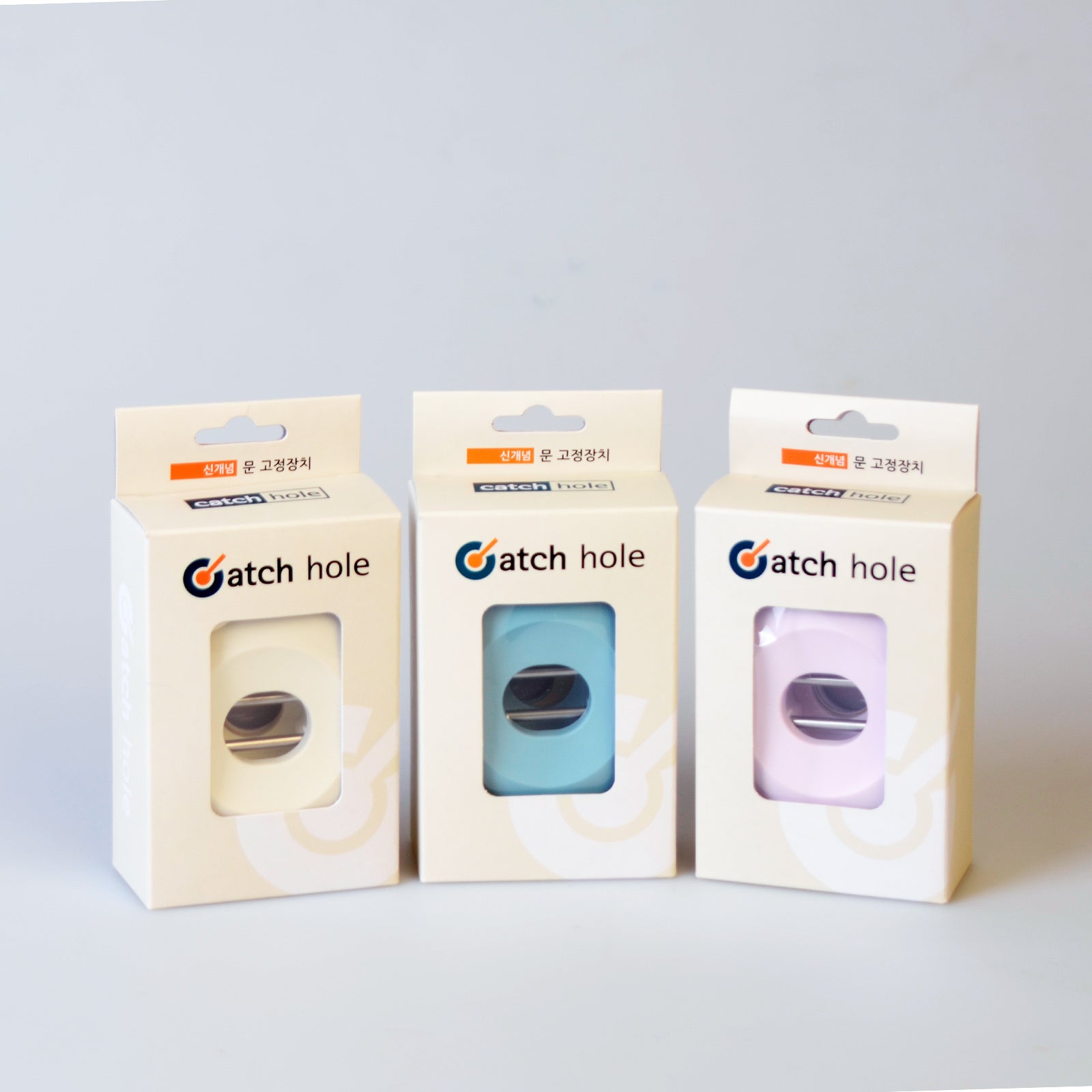 4X Door Stopper Wall Mount Door Stop Adhesive Catch Hole Advanced BLUE 7