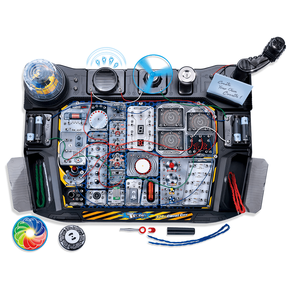 Tronex 328+ Circuit City STEM Kit Toy for Kids Educational Circuit Learning Board 4