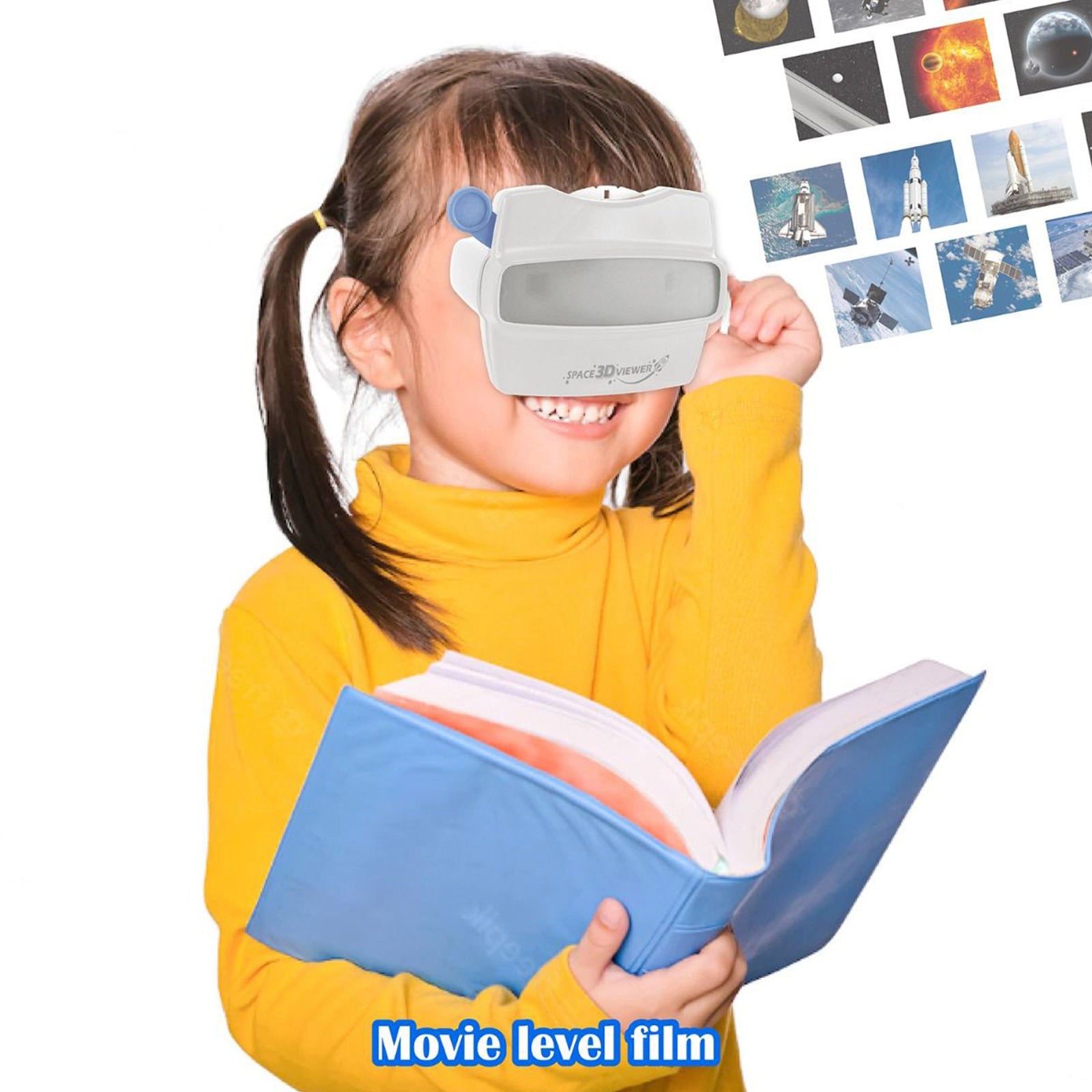 Space 3D Viewer Explore Universe Moon - Kids STEAM Learning Toy 3