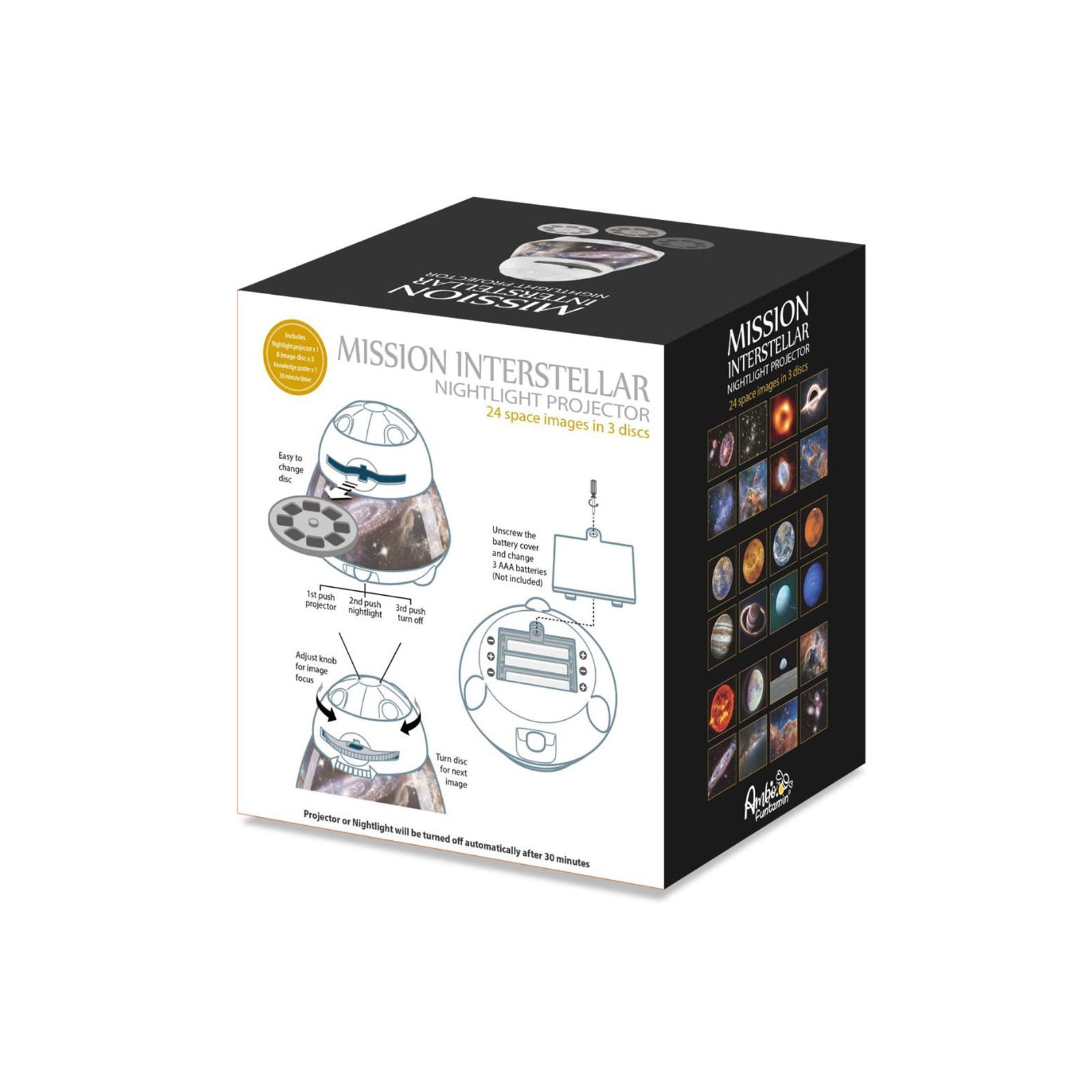 Mission Interstellar Dreamy Sky Night Light Projector - Kids STEAM Toy 4