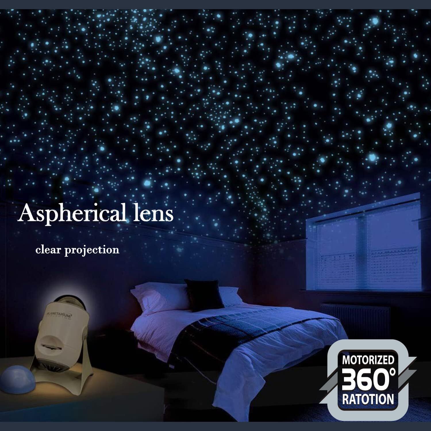 Planetarium Dome Projector - STEM Toy Space Planet Zodiac Moon Galaxy Night Lights 3