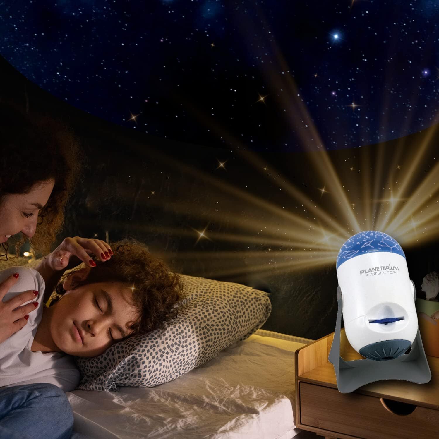 Planetarium Dome Projector - STEM Toy Space Planet Zodiac Moon Galaxy Night Lights 4