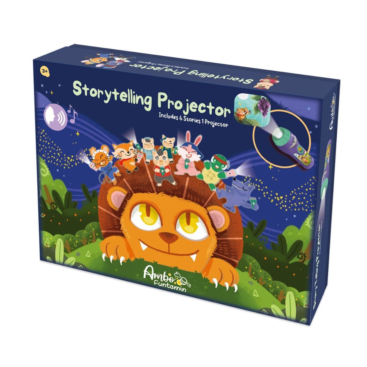 Storytelling Torch Projector 6 Stories Gift Set - Audio Kids Learning STEM Toy 3
