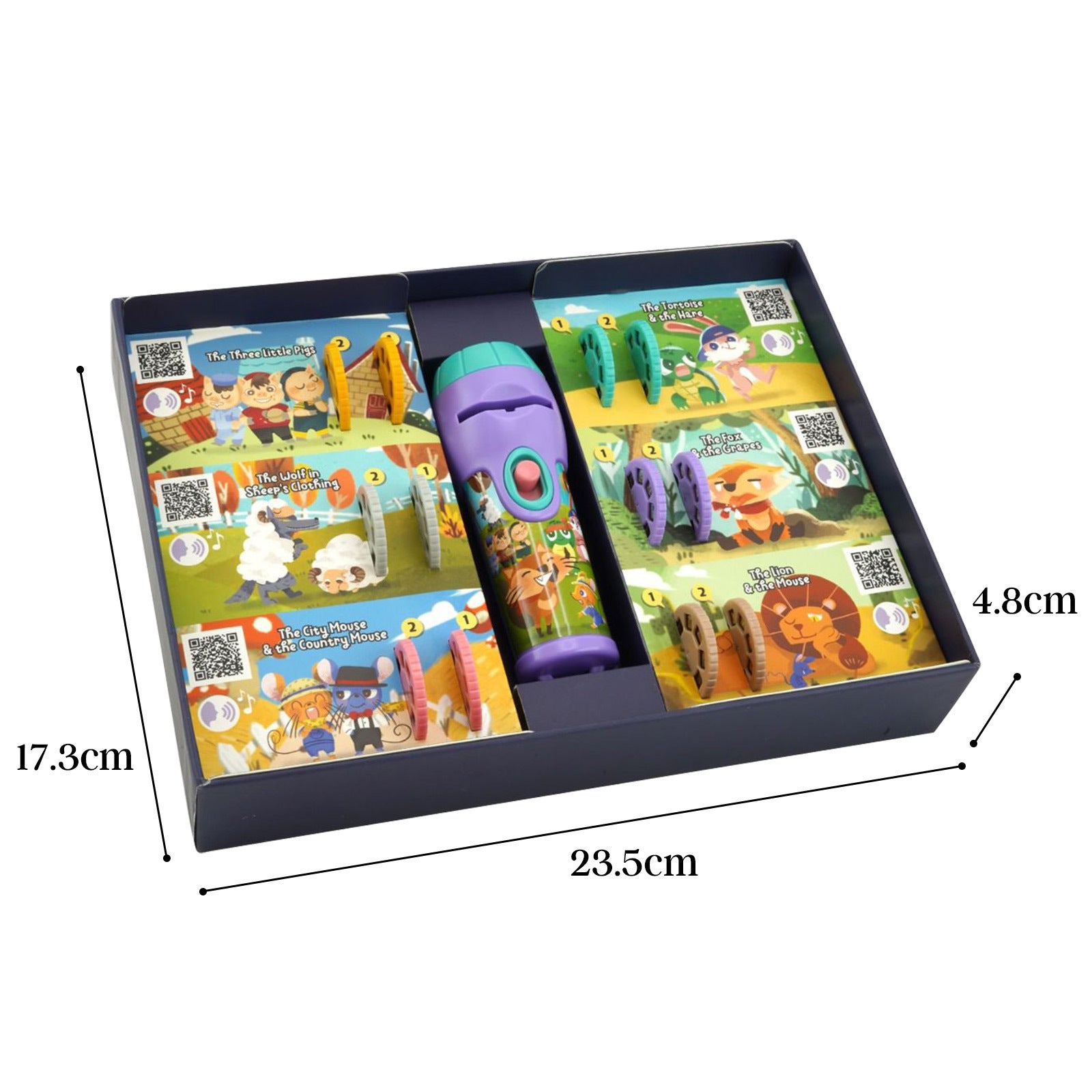 Storytelling Torch Projector 6 Stories Gift Set - Audio Kids Learning STEM Toy 4