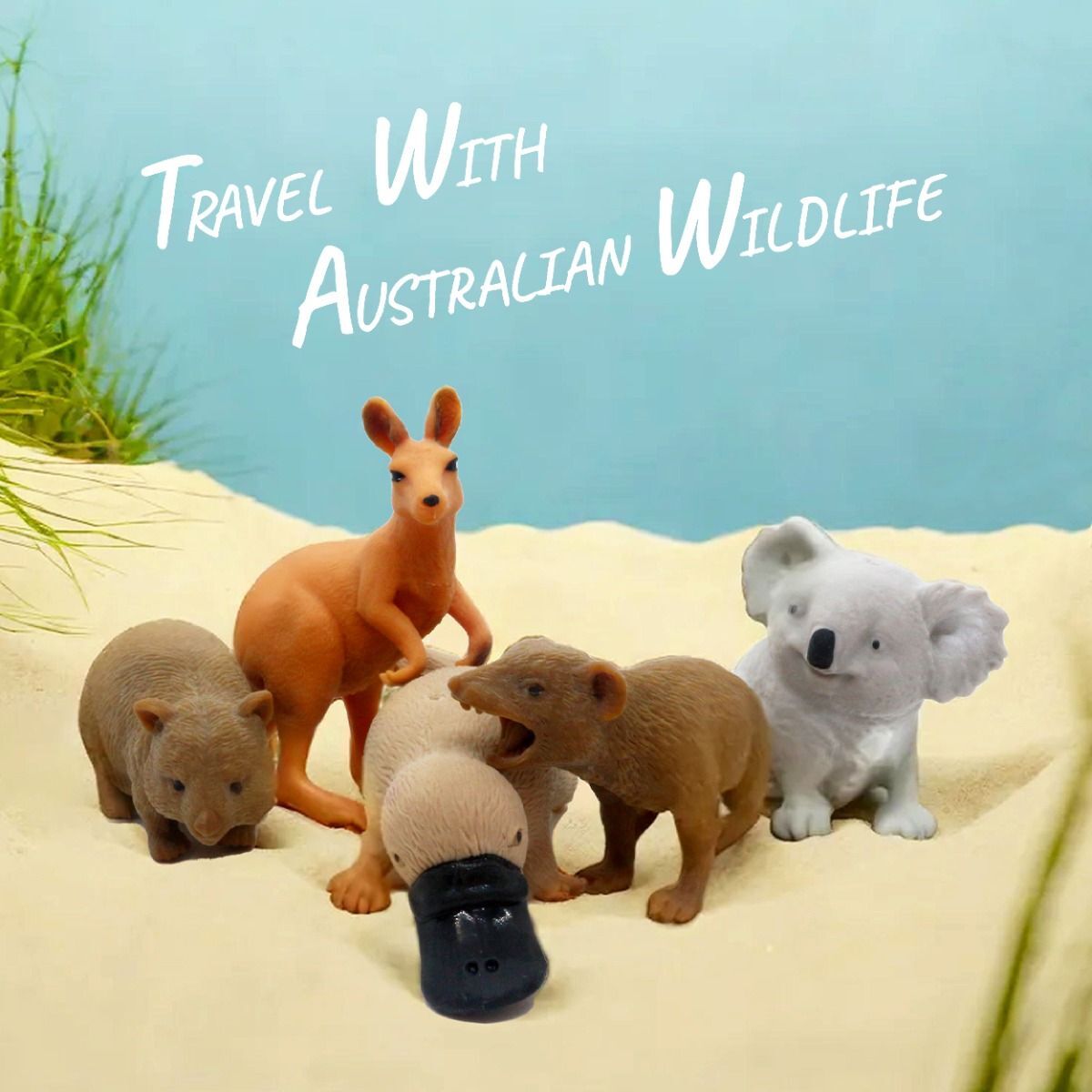 Stretchy Squishy Australian Wildlife Gift Set - Sensory Stimulation Animal Toys 4