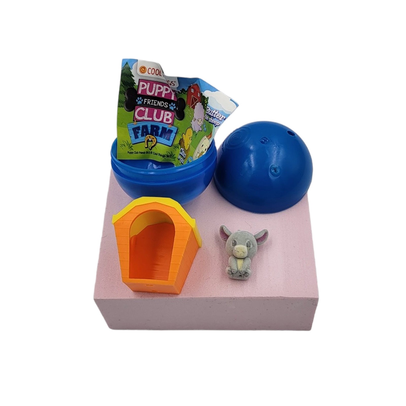 40X Puppy Club Farm Animal Toy Capsules 50mm Collectible Gacha in Display Box 5