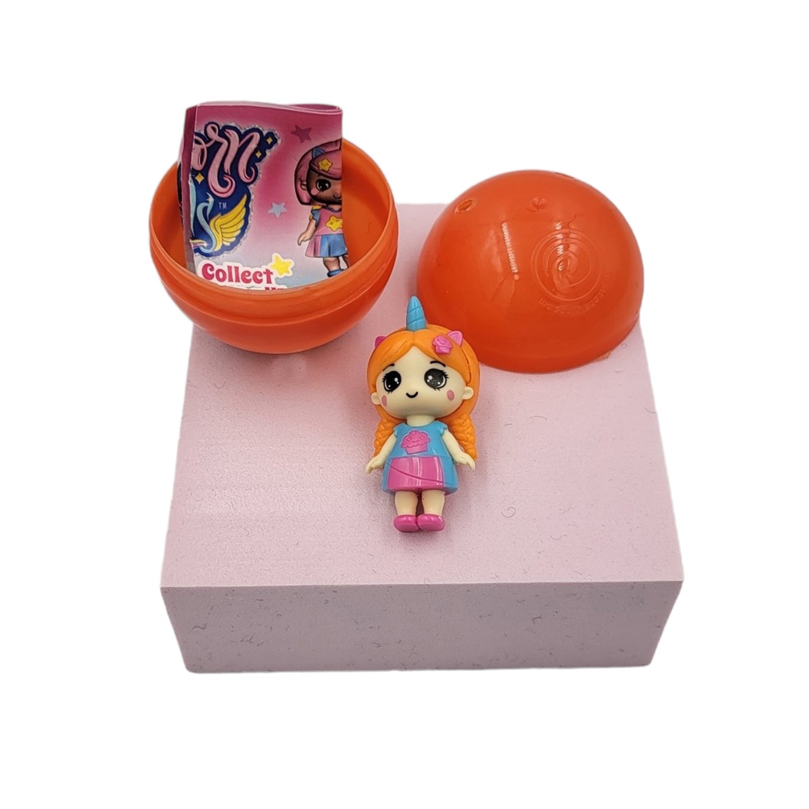 40X Kenisy Unicorn Dolls Toy Capsules 50mm Collectible Gacha in Display Box 5