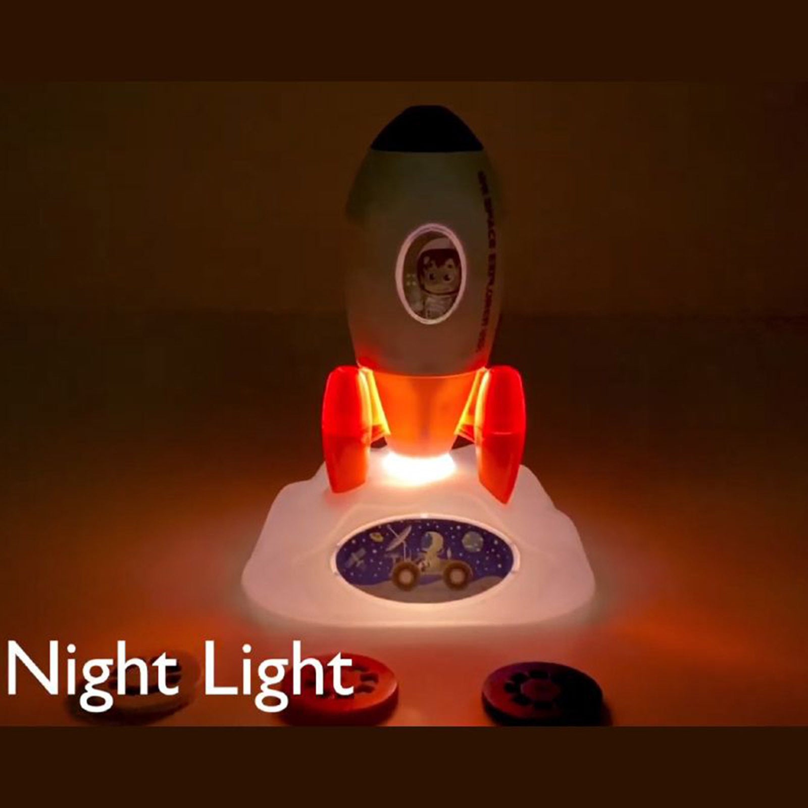Rocket Projector Night Light Kids STEM Toy - Outer Space Planet 7