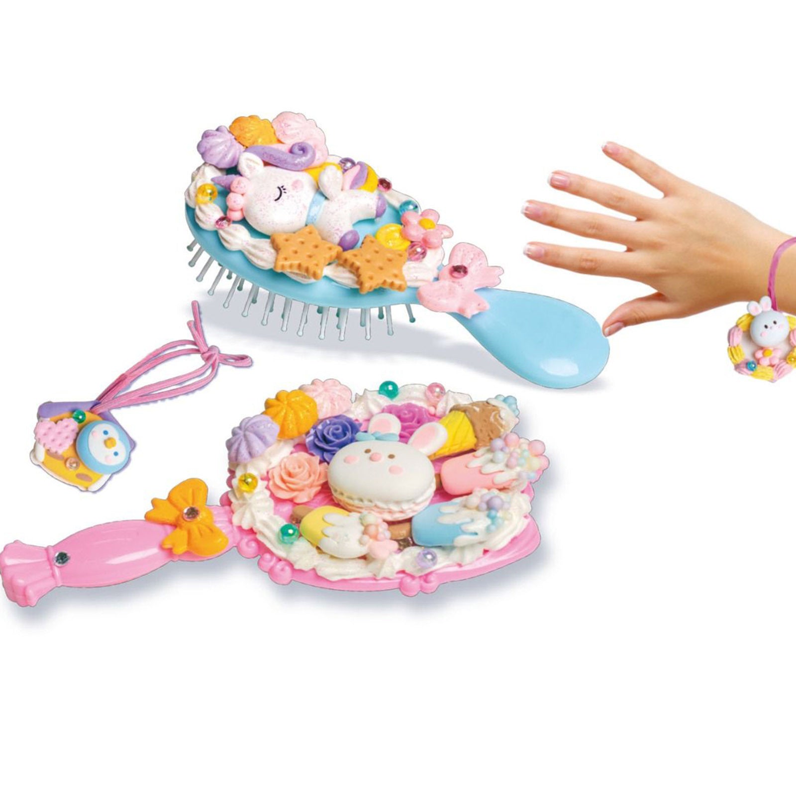 Colorato Creamy Beauty Set - Super Clay and Charms DIY Craft Kit for Kids 4