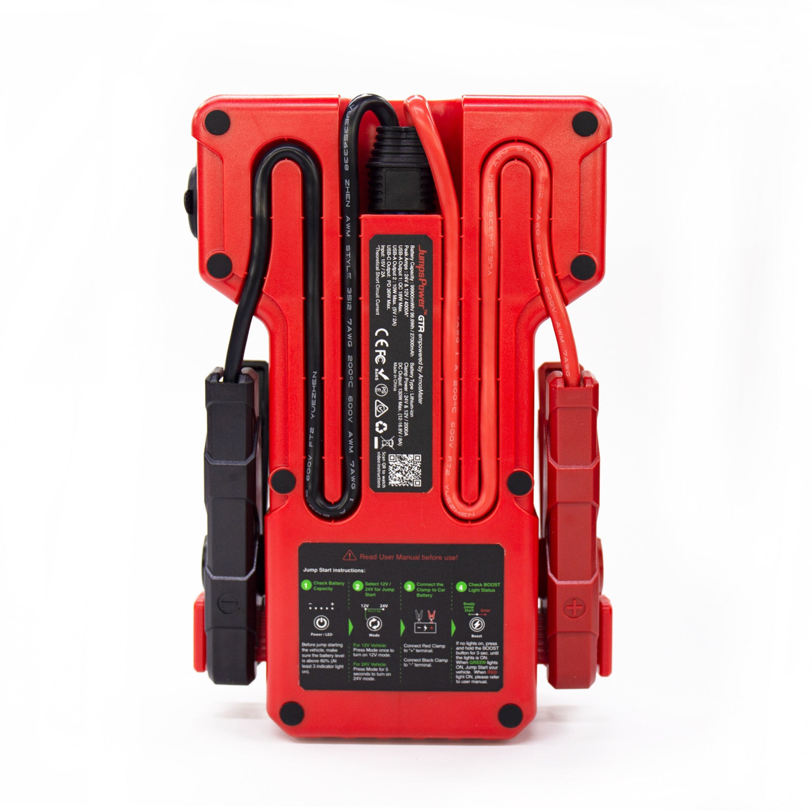 4000A Jump Starter 12V Powerbank 99900mWh 24V Pro Car Battery Charger LED GTR 7
