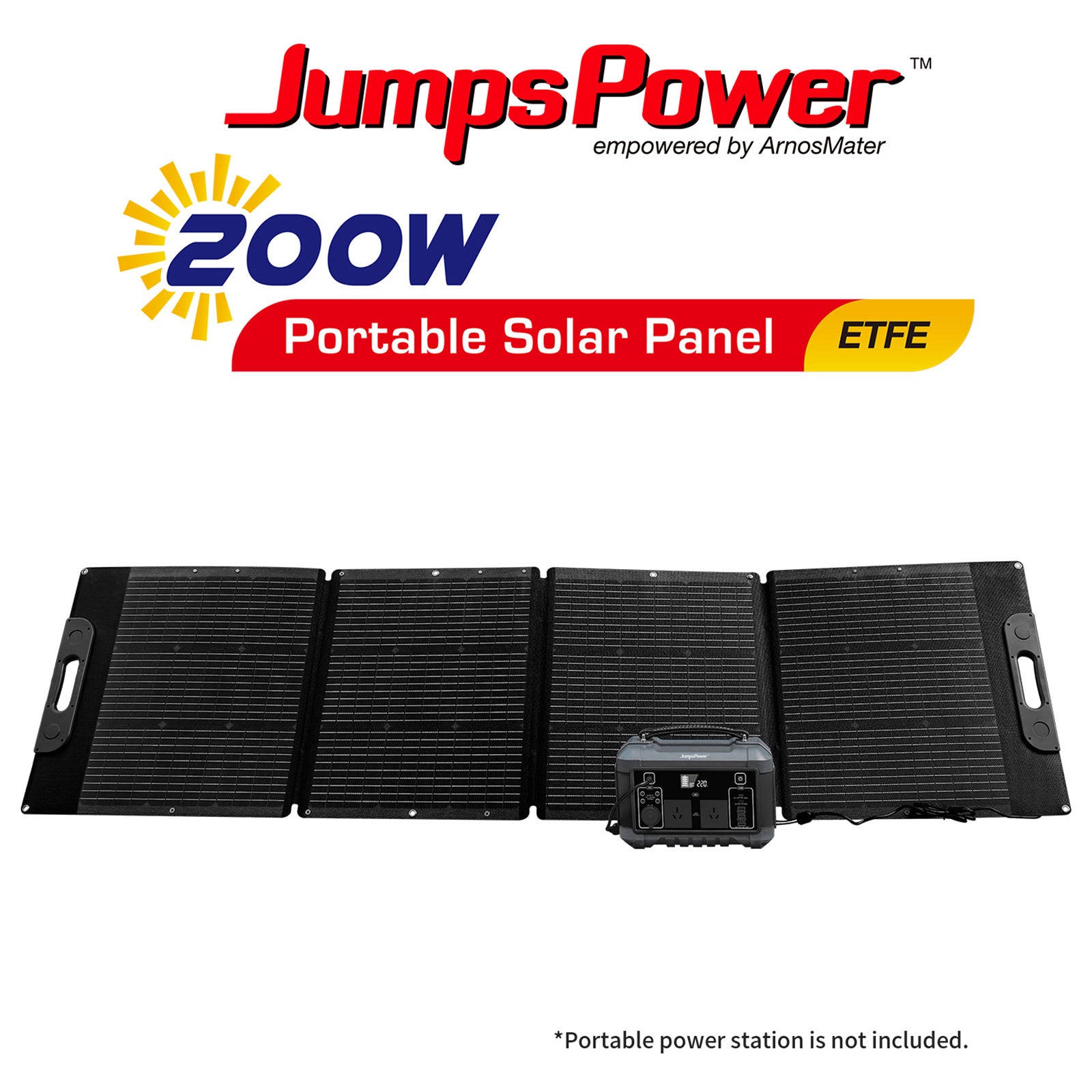 200W Solar Panel Portable Charger JumpsPower Power Generator Foldable 7