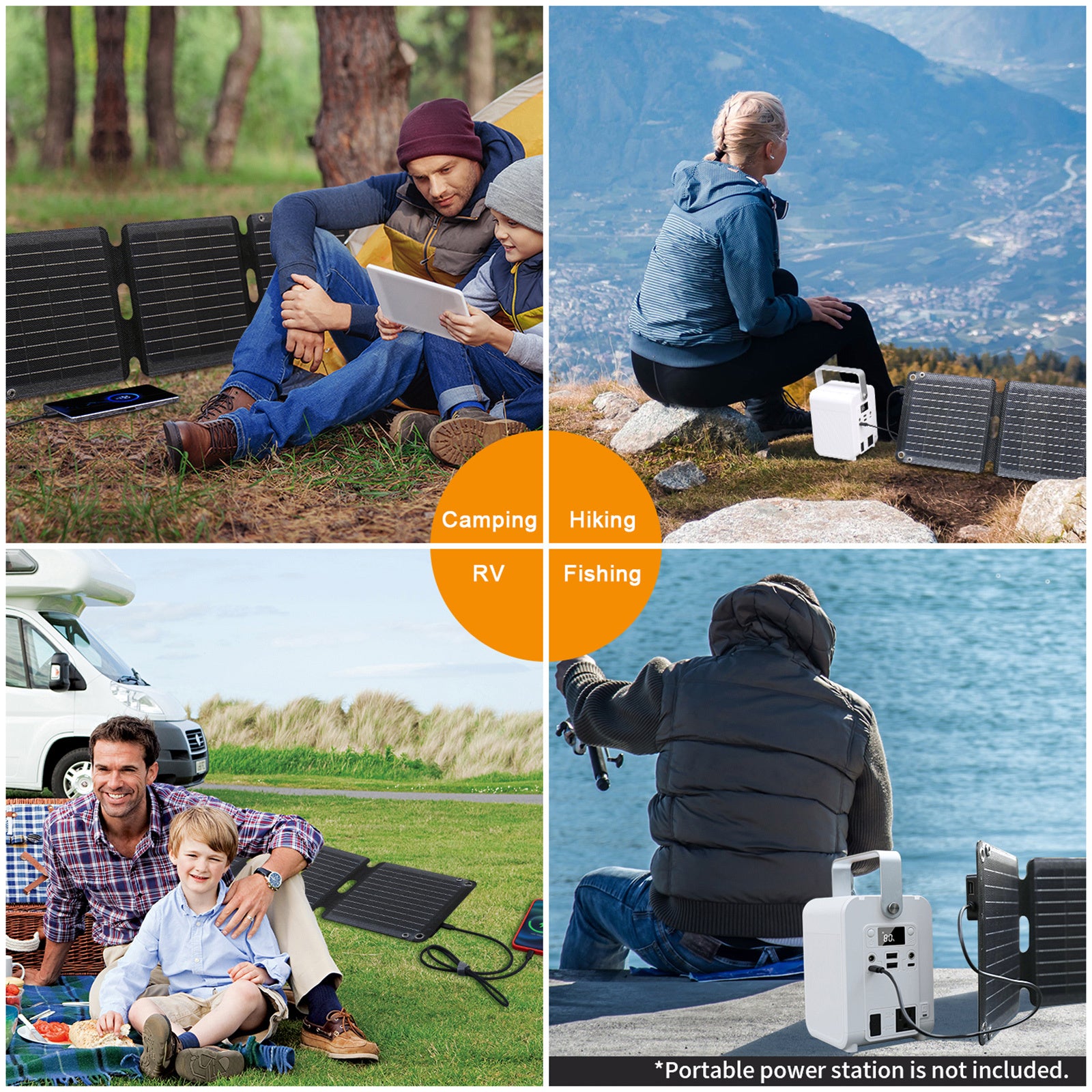 21W Solar Panel Portable Charger JumpsPower Power Generator Foldable 11