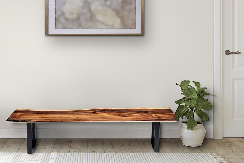 Bench seat or low set console table, hallway table Raintree Wood 1.8 Meter 180cm 5