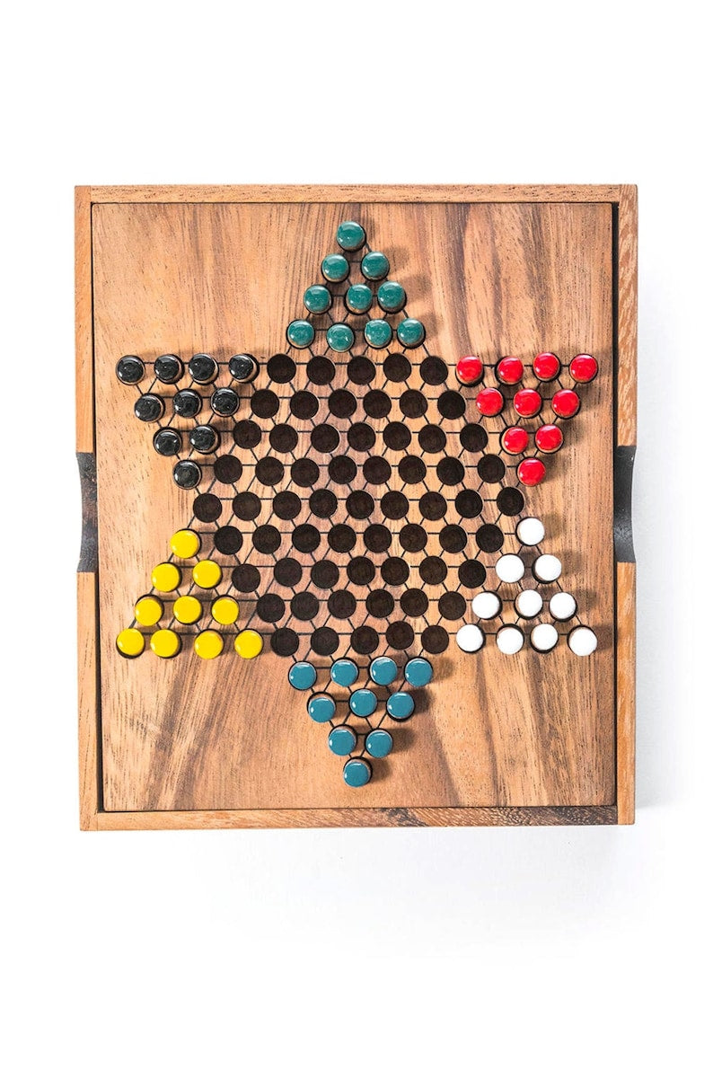 Chinese Checkers - wooden board game, strategy game, game for adults, game 3