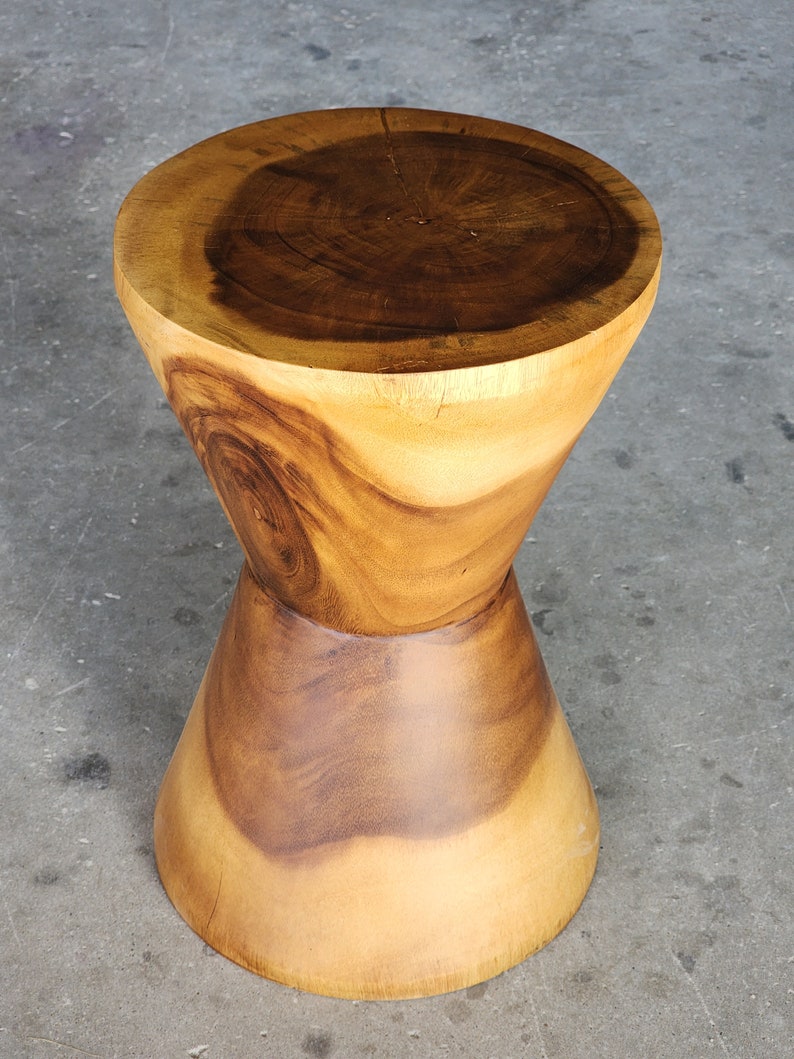 Hourglass Side Table or Stool bedside side drinks table 4