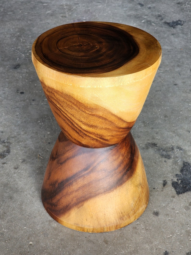 Hourglass Side Table or Stool bedside side drinks table 5