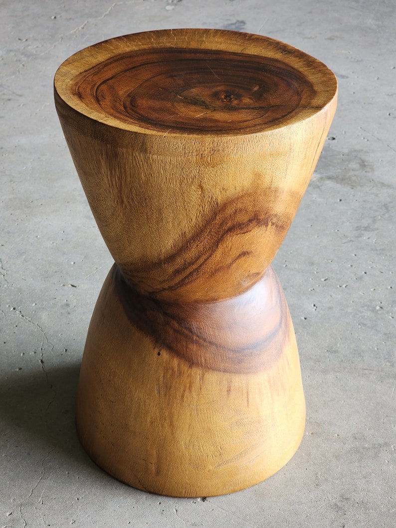 Hourglass Side Table or Stool bedside side drinks table 6