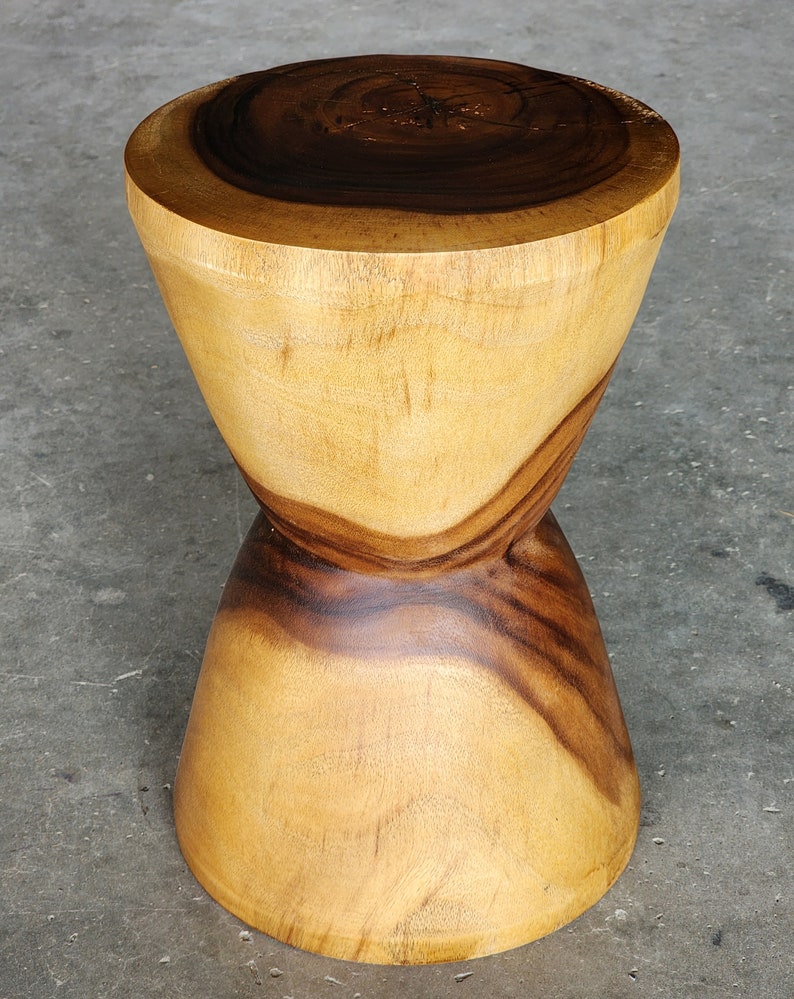 Hourglass Side Table or Stool bedside side drinks table 7