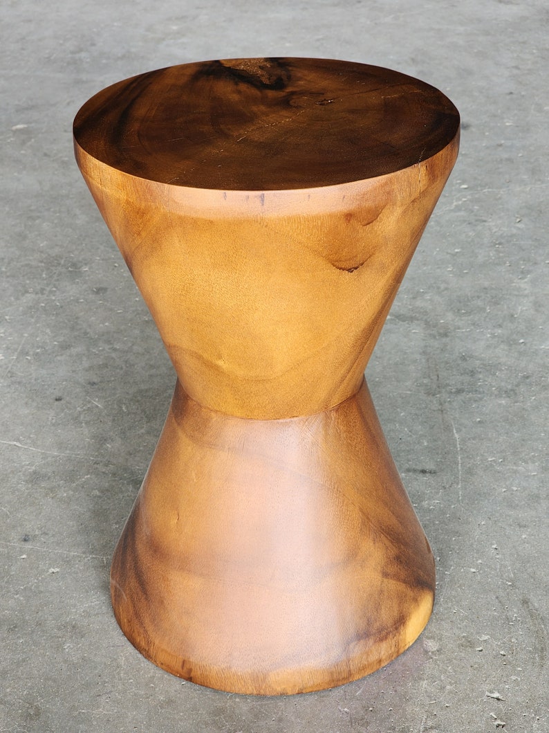 Hourglass Side Table or Stool bedside side drinks table 8