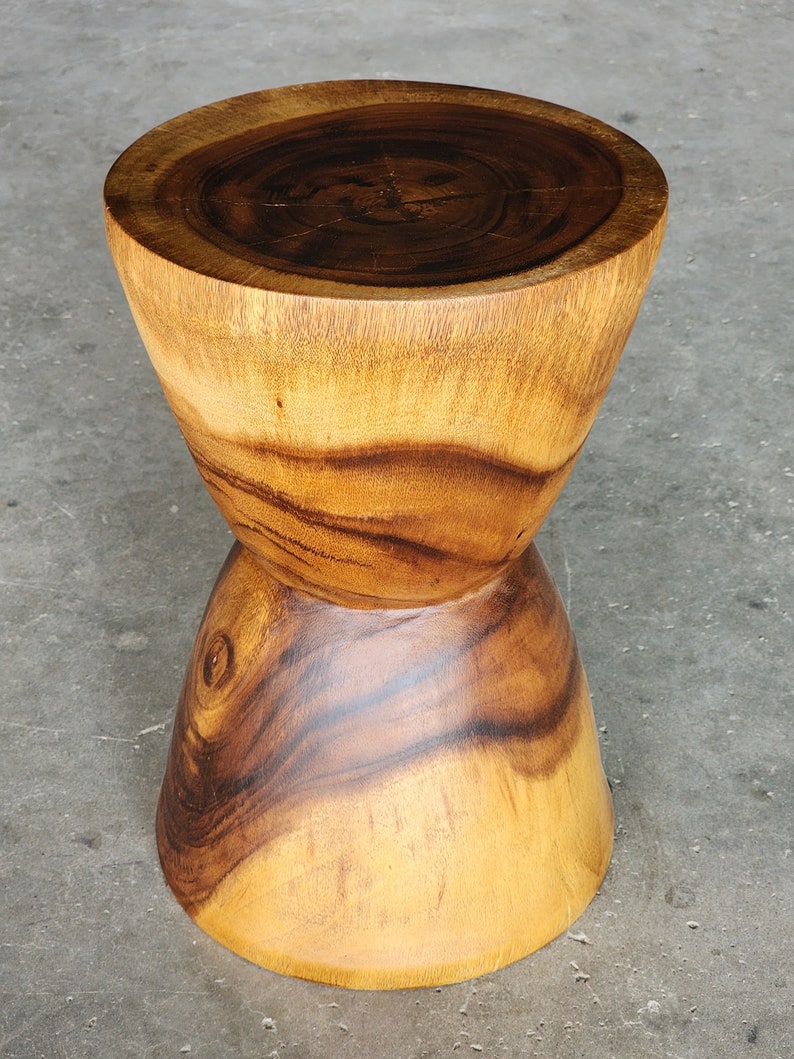 Hourglass Side Table or Stool bedside side drinks table 9