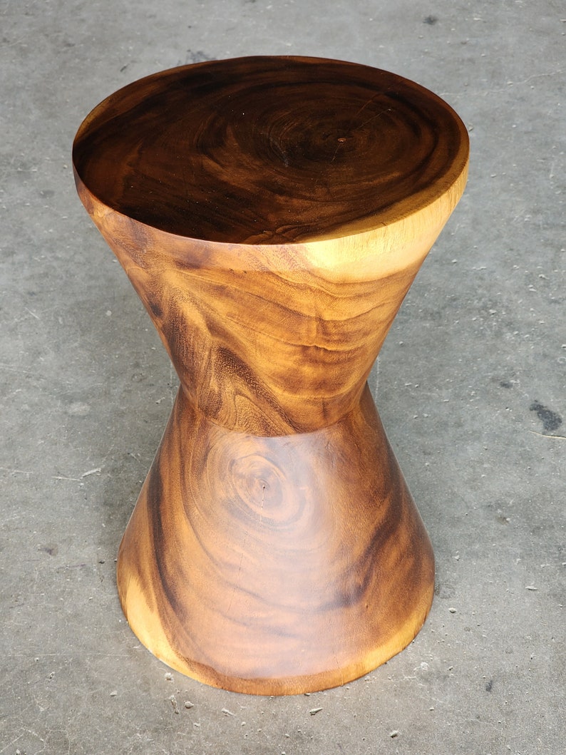 Hourglass Side Table or Stool bedside side drinks table 10