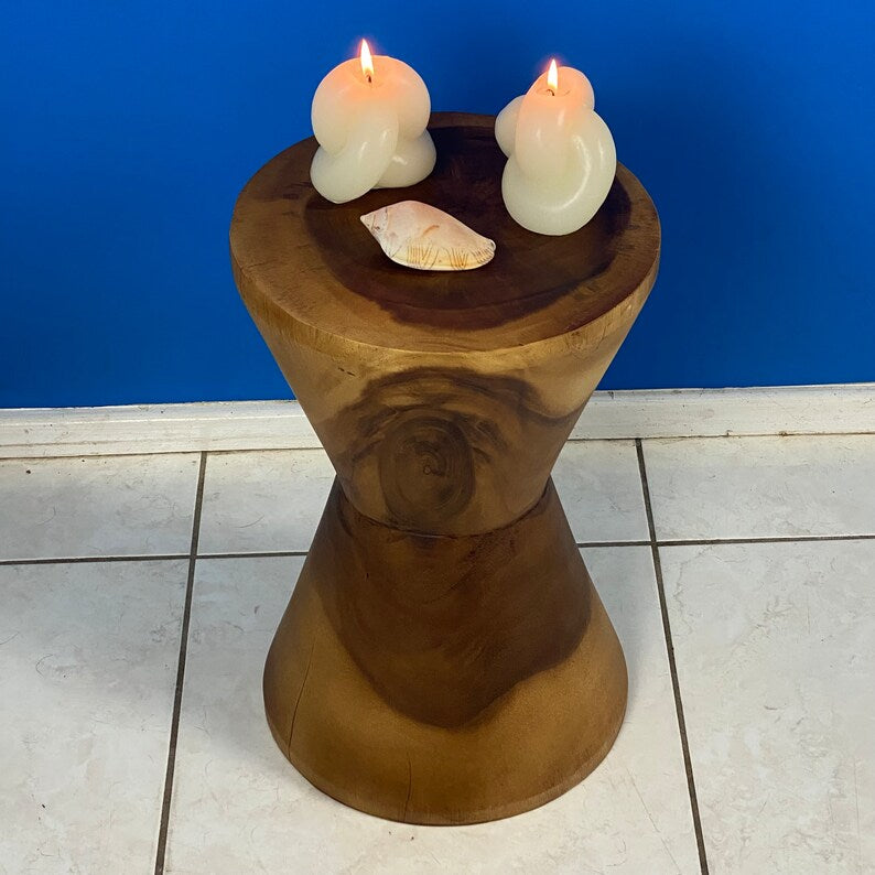 Hourglass Side Table or Stool bedside side drinks table 6